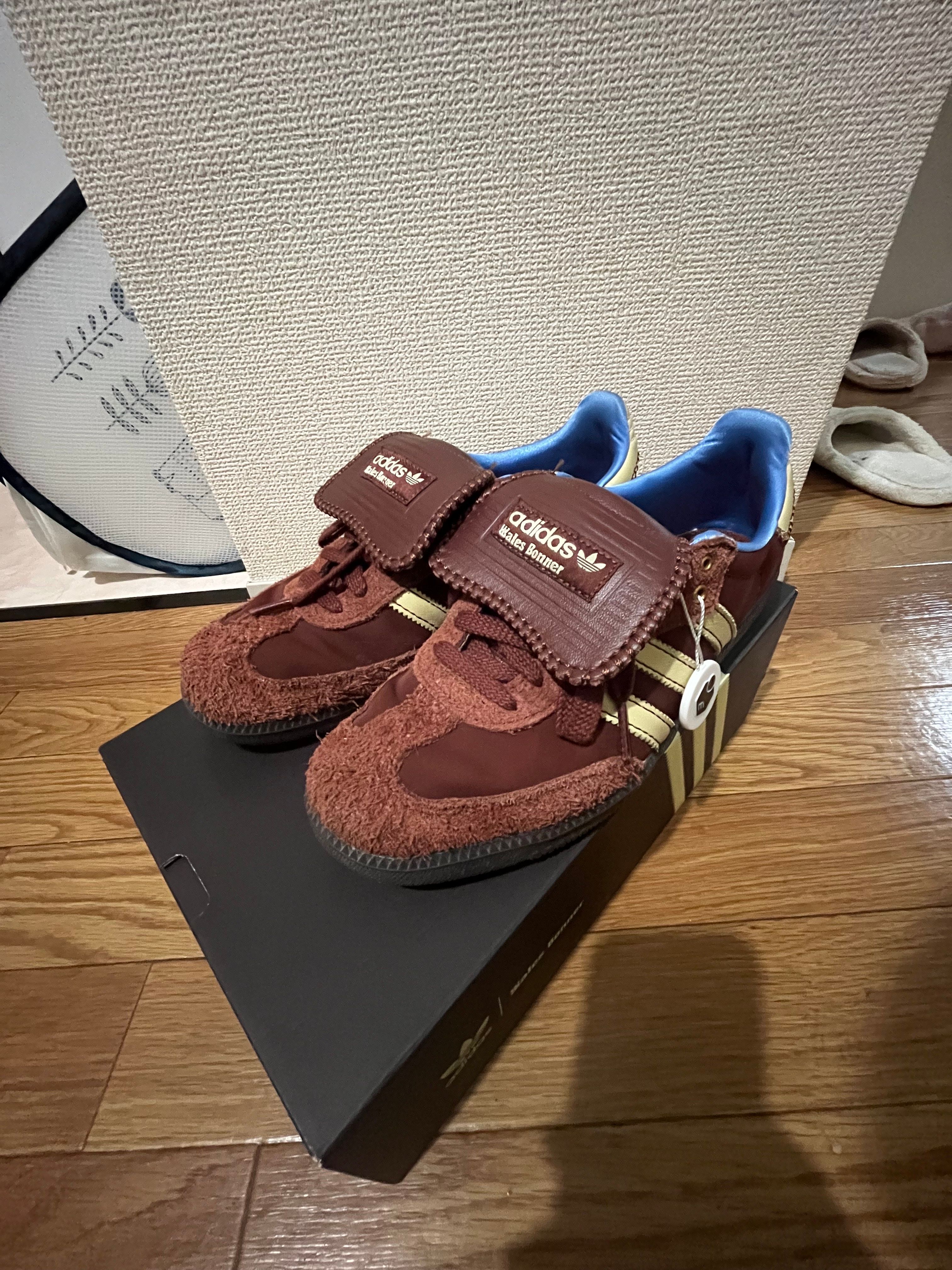 Wales Bonner × adidas Samba Nylon Low "Fox Brown/Sandy Beige/Lucky Blue"