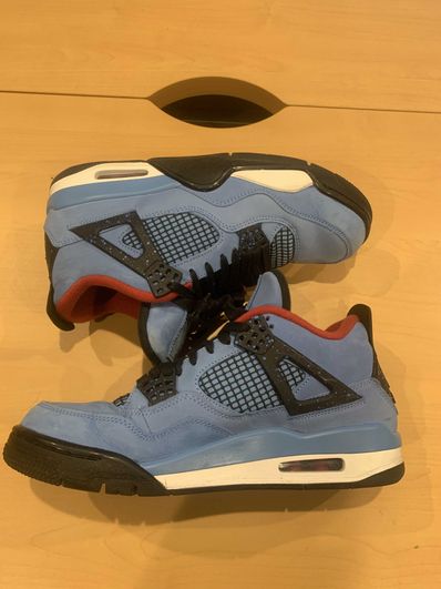 Travis Scott × Nike Air Jordan 4 Retro Cactus Jack "University Blue"