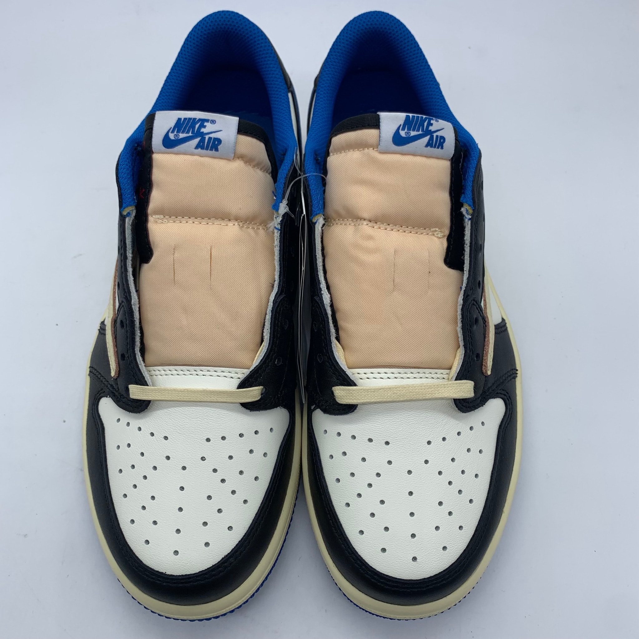 Travis Scott × fragment design × Nike Air Jordan 1 Low OG SP "Military Blue"