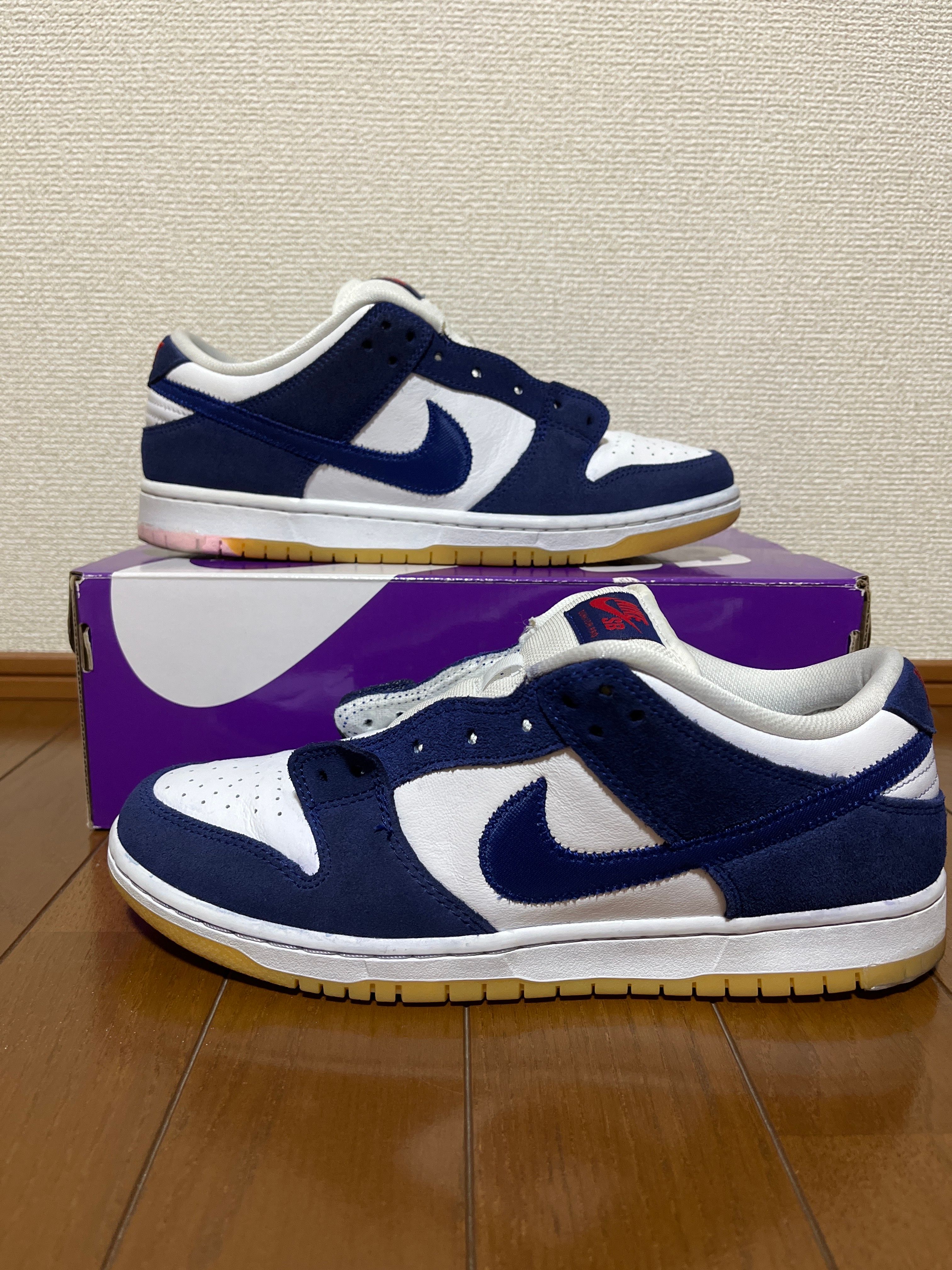 Nike SB Dunk Low "Los Angeles Dodgers/Deep Royal Blue"