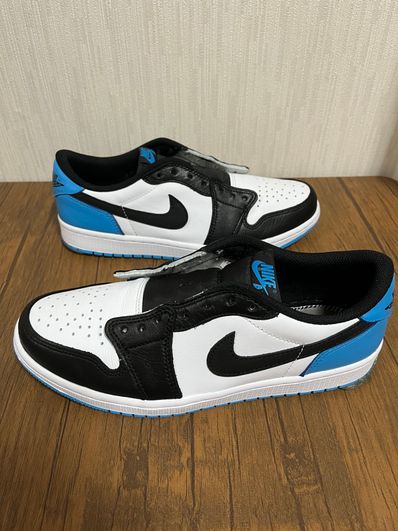 Nike Air Jordan 1 Low OG "Black and Dark Powder Blue/UNC"