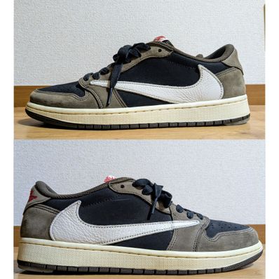 Travis Scott × Nike Air Jordan 1 Low OG SP-T "Black/Dark Mocha"