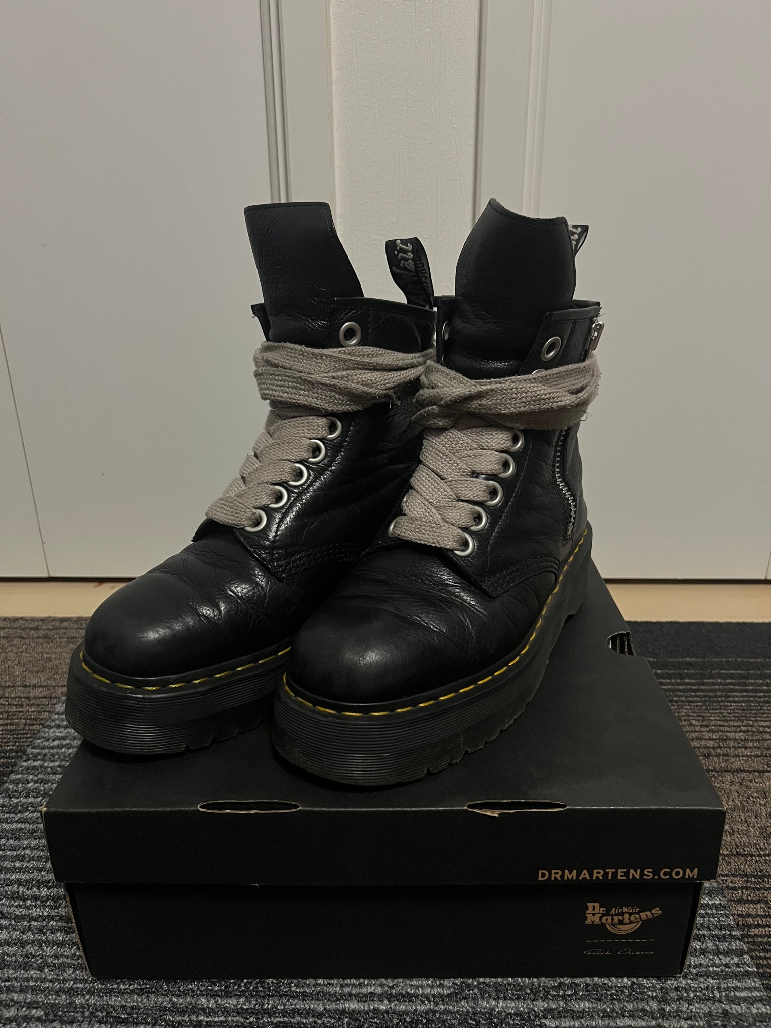 Rick Owens × Dr.Martens 1460 Quad "Black"