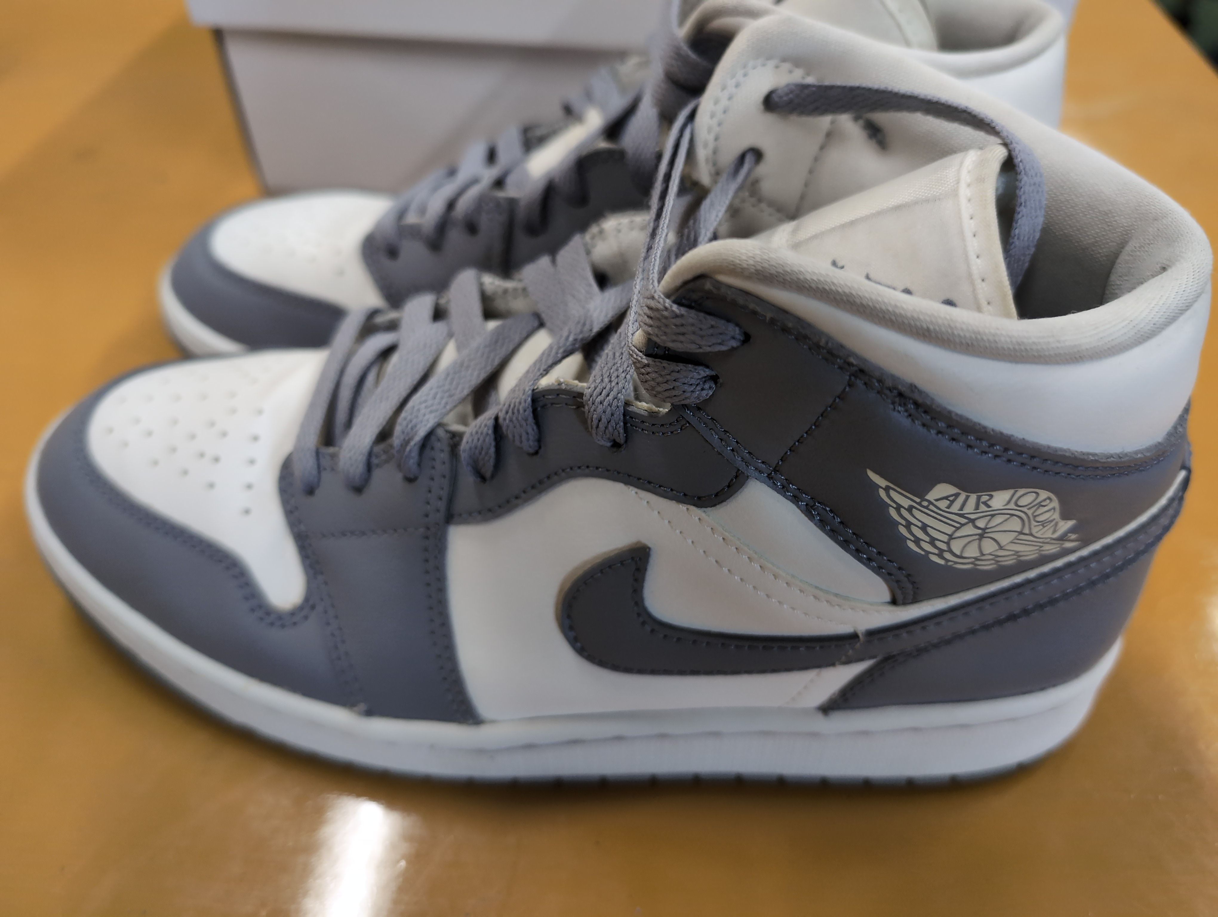 Nike Women's Air Jordan 1 Mid "Grey/Sail"