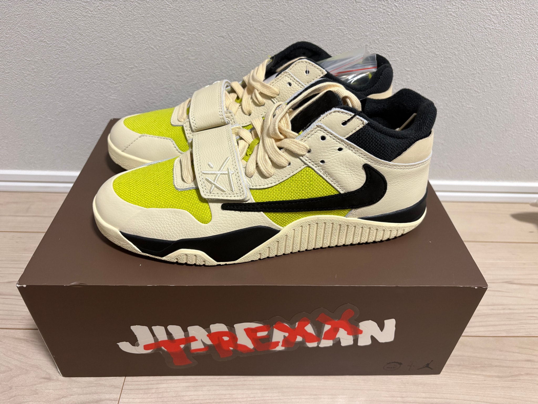 Travis Scott × Nike Jordan Jumpman Jack TR CJ1 T-Rexx "Bright Cactus"