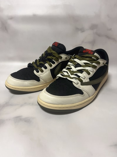 Travis Scott × Nike Women's Air Jordan 1 Low OG "Medium Olive"