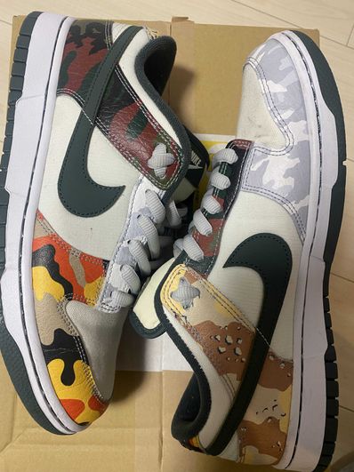 Nike Dunk Low "Sail Multi Camo"