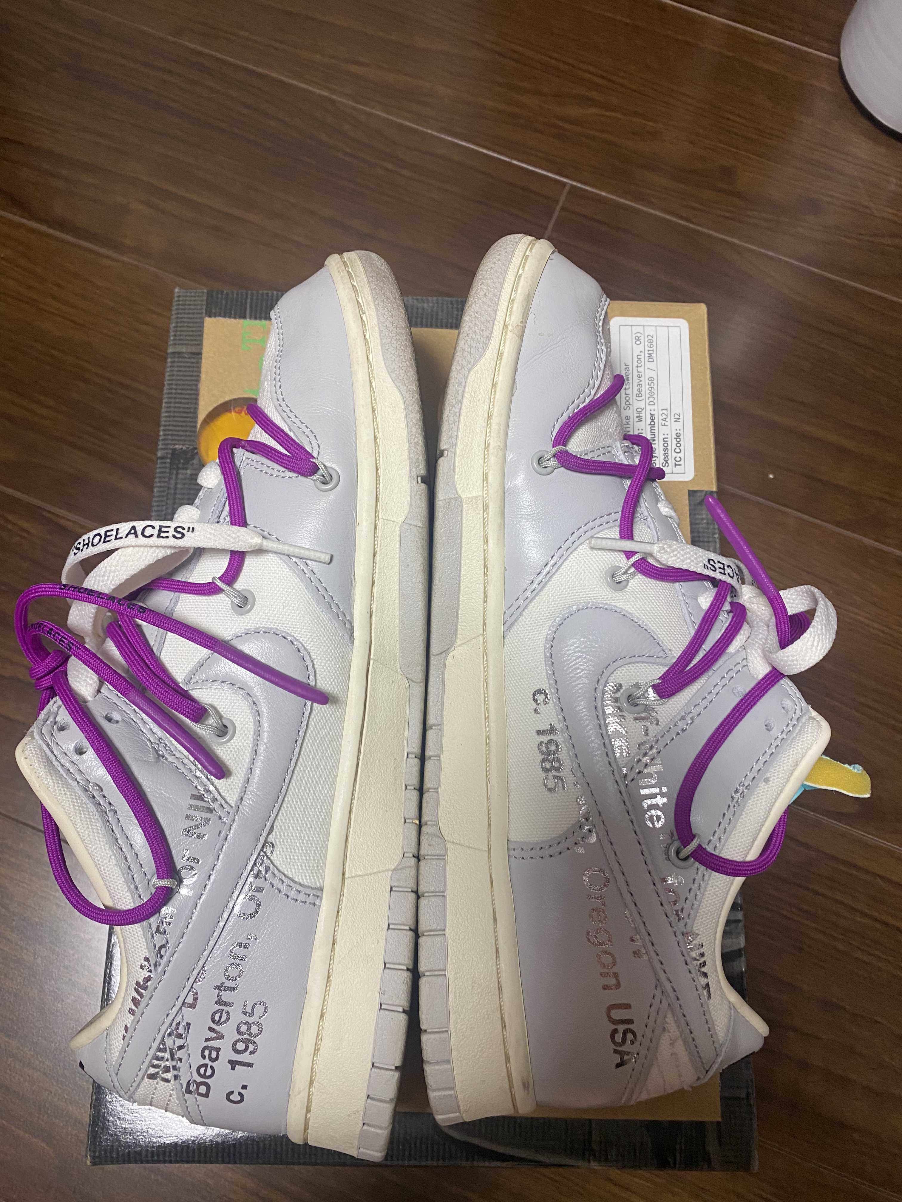 Off-White × Nike Dunk Low 1 of 50 "Lot.21"