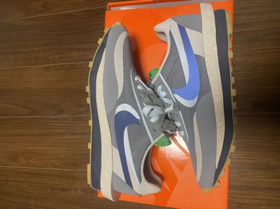 CLOT × Sacai × Nike LD Waffle "Grey Obsidian/Cool Grey"