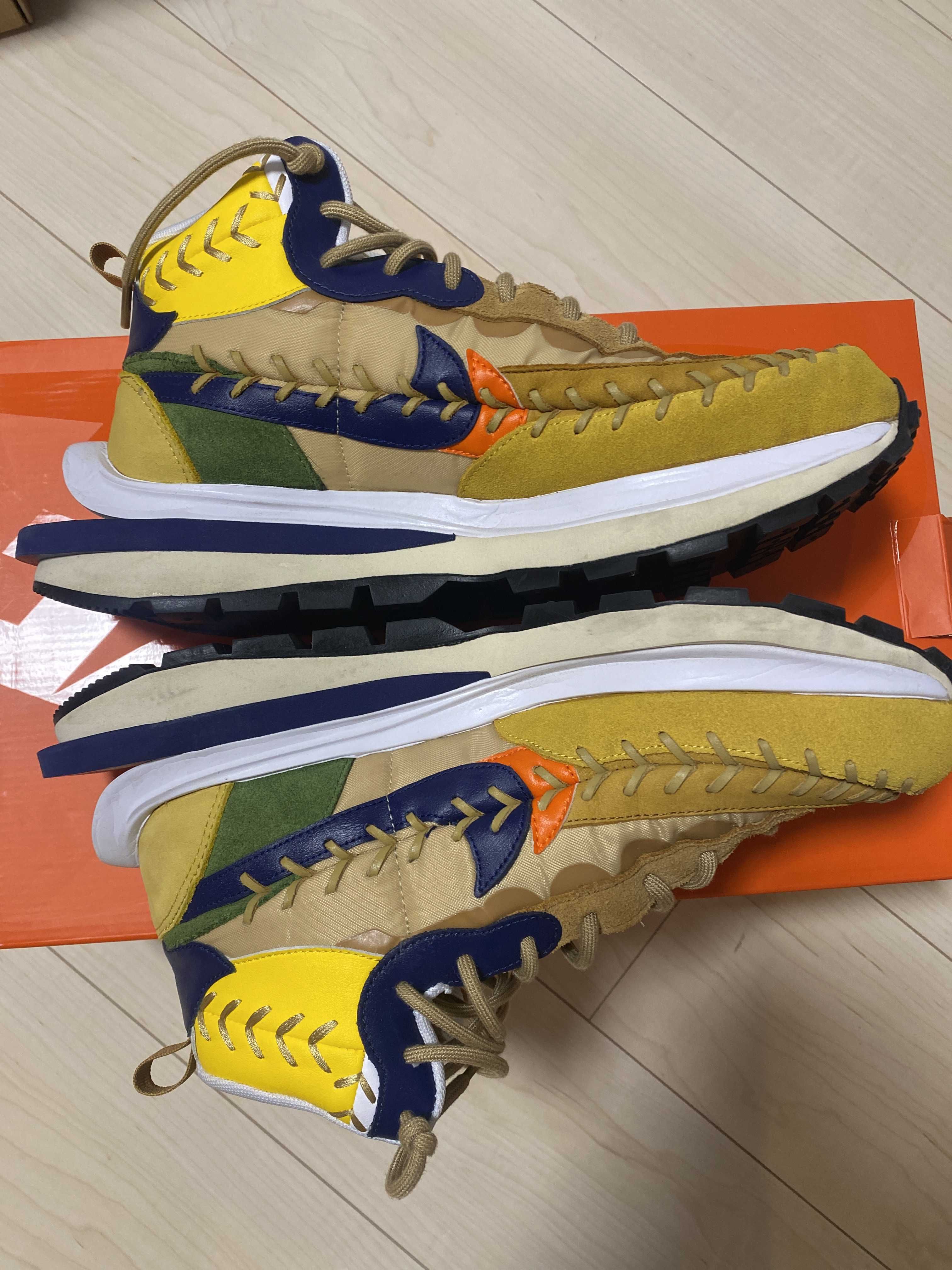 Jean-Paul Gaultier × sacai × Nike VaporWaffle "Sesame/Multi Color"