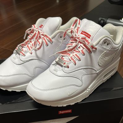 Supreme × Nike Air Max 1 '87 SP "White" (25SS Week4)