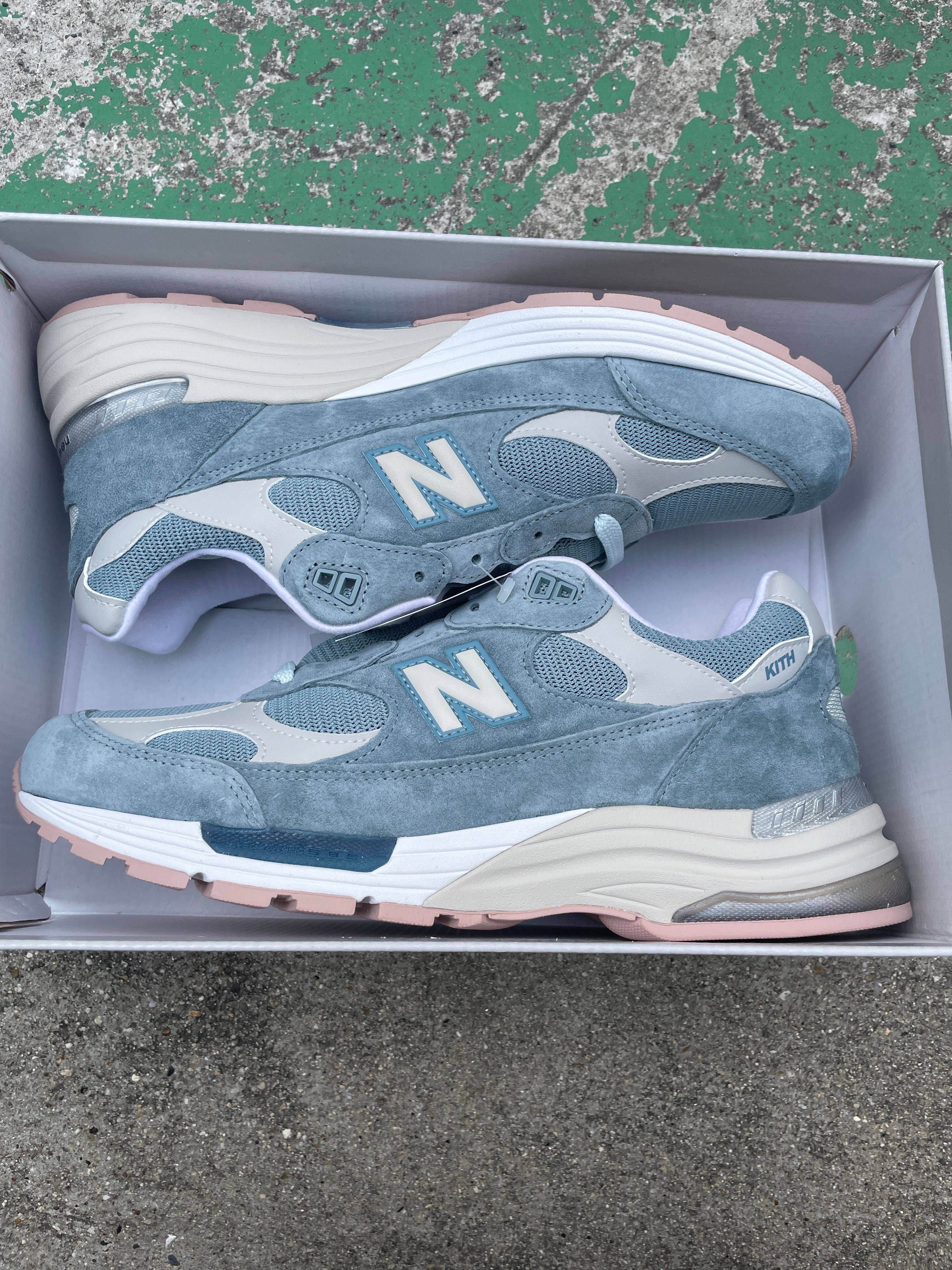 KITH × New Balance 992 "Aegean Blue/Shadow Gray"