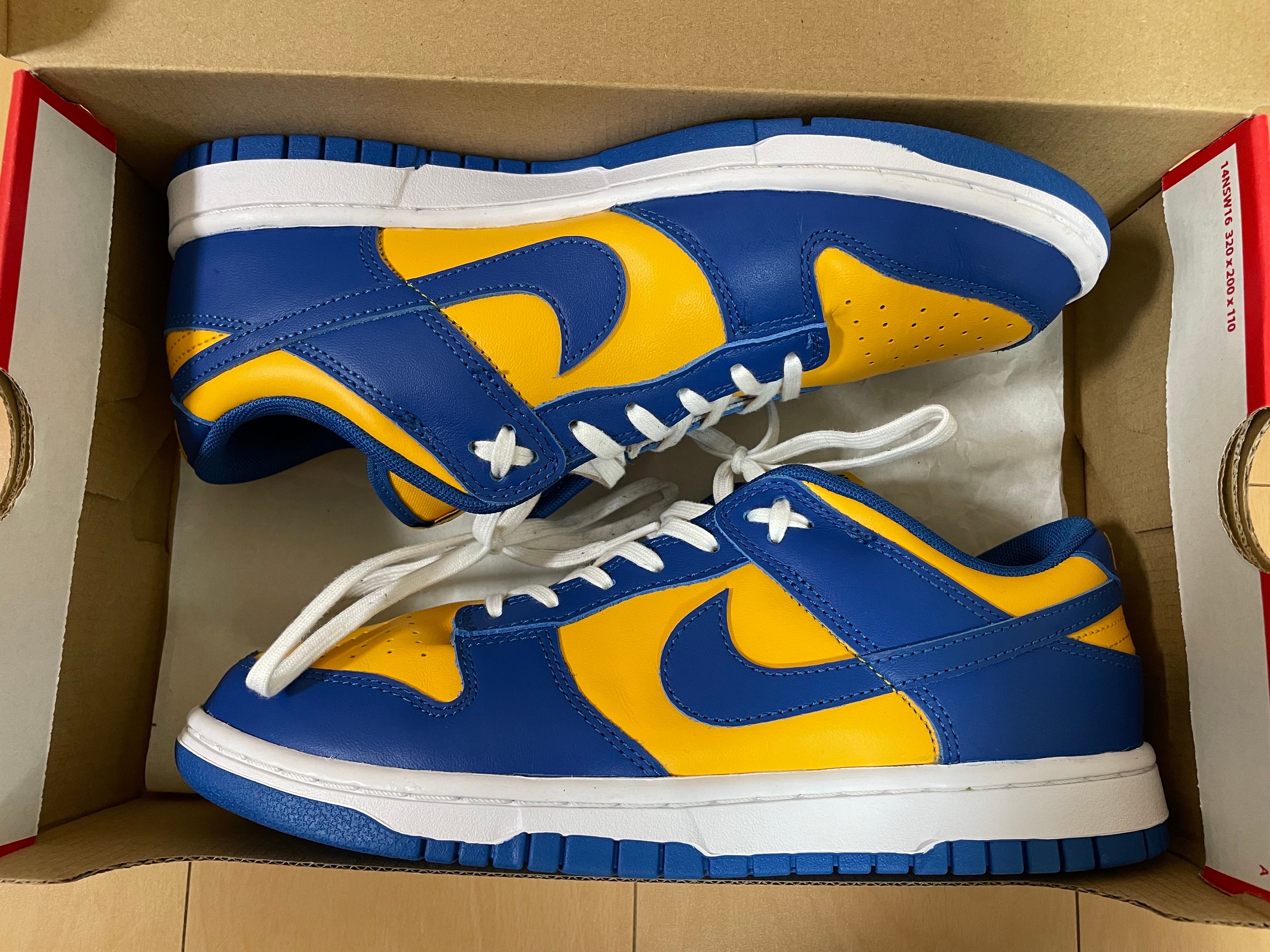 Nike Dunk Low "Blue Jay and University Gold"