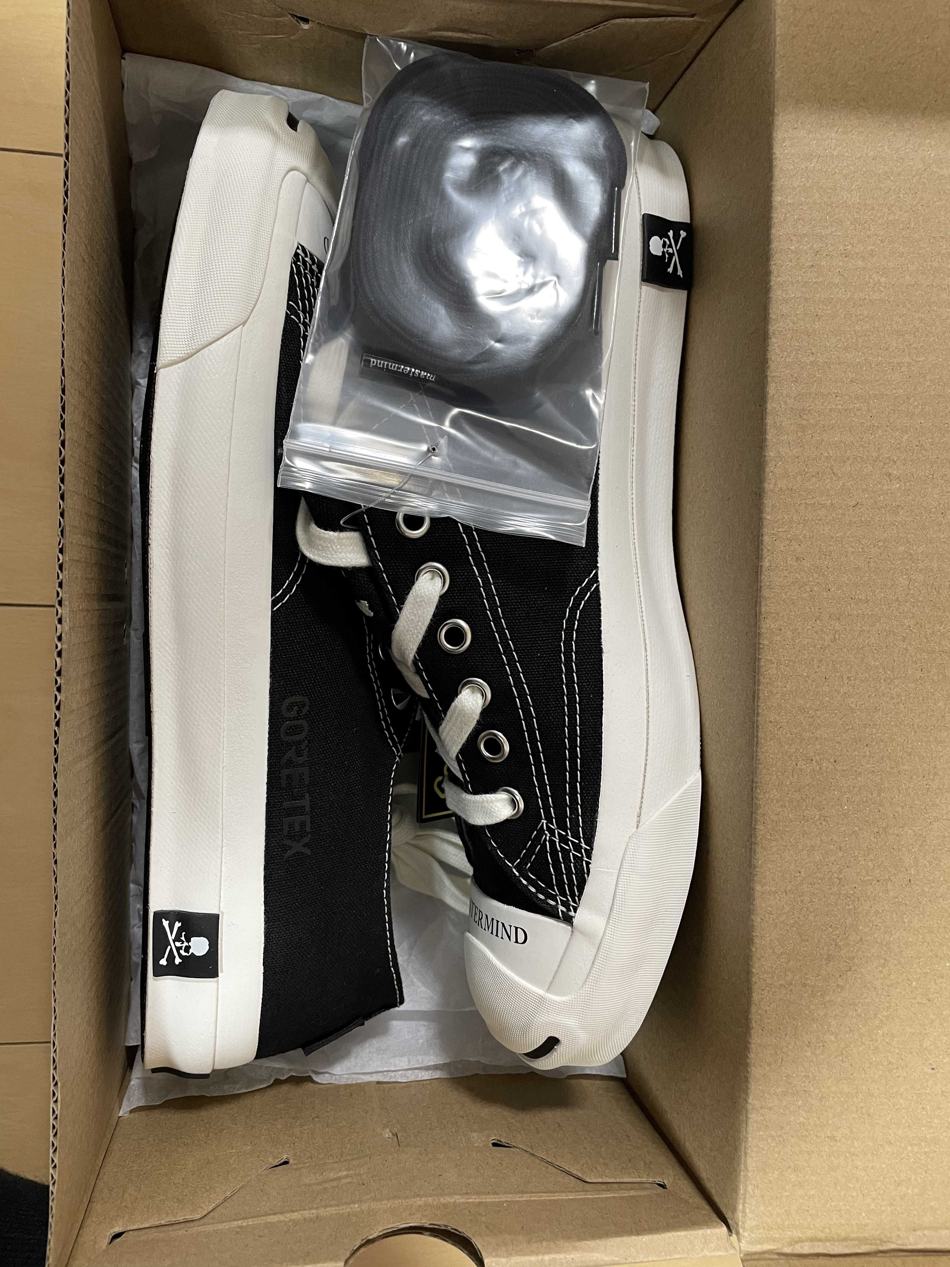 mastermind JAPAN × Converse Jack Purcell GORE-TEX RH Low "Black"
