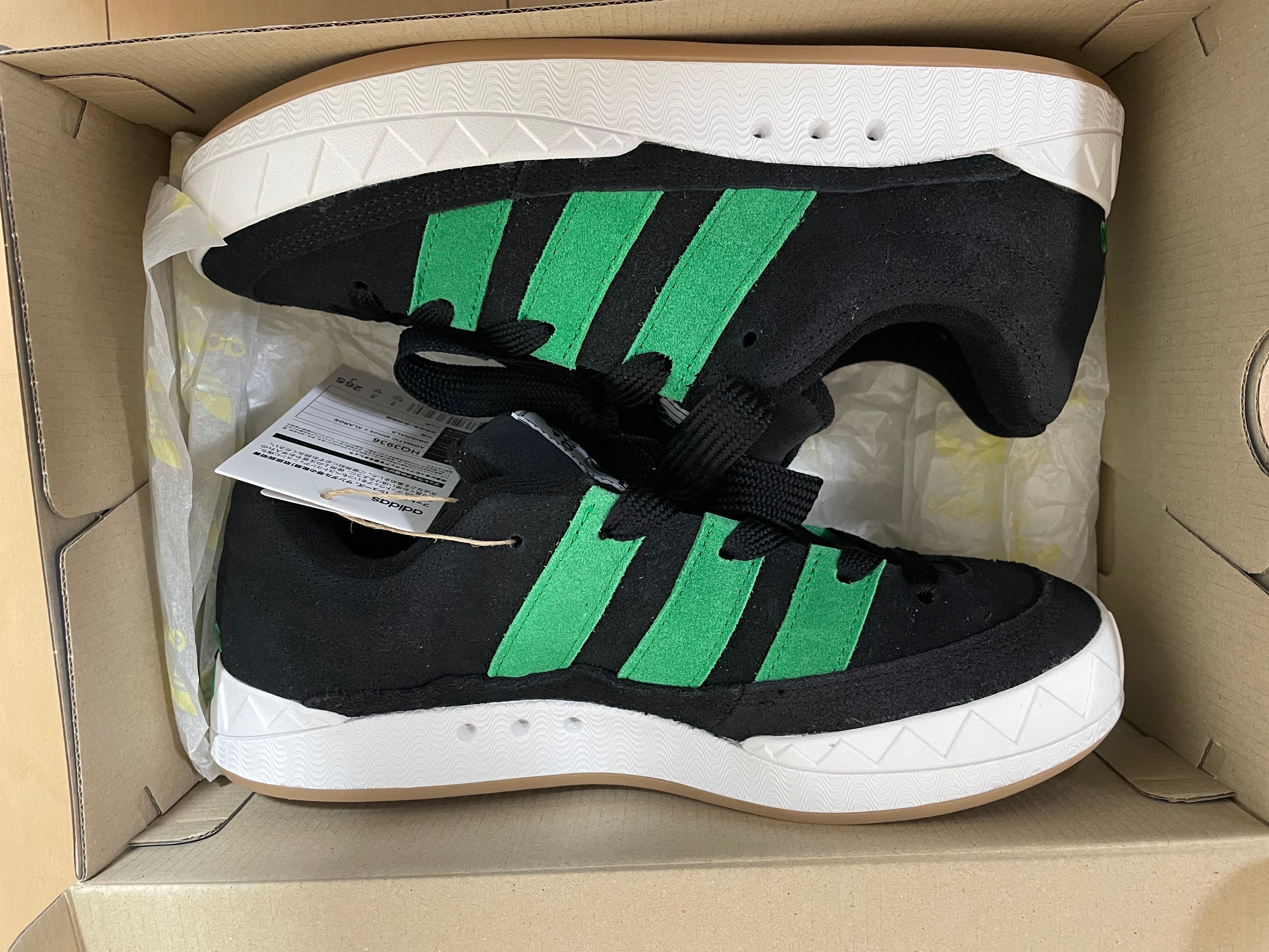 XLARGE × atmos × adidas Adimatic "Black/Green"