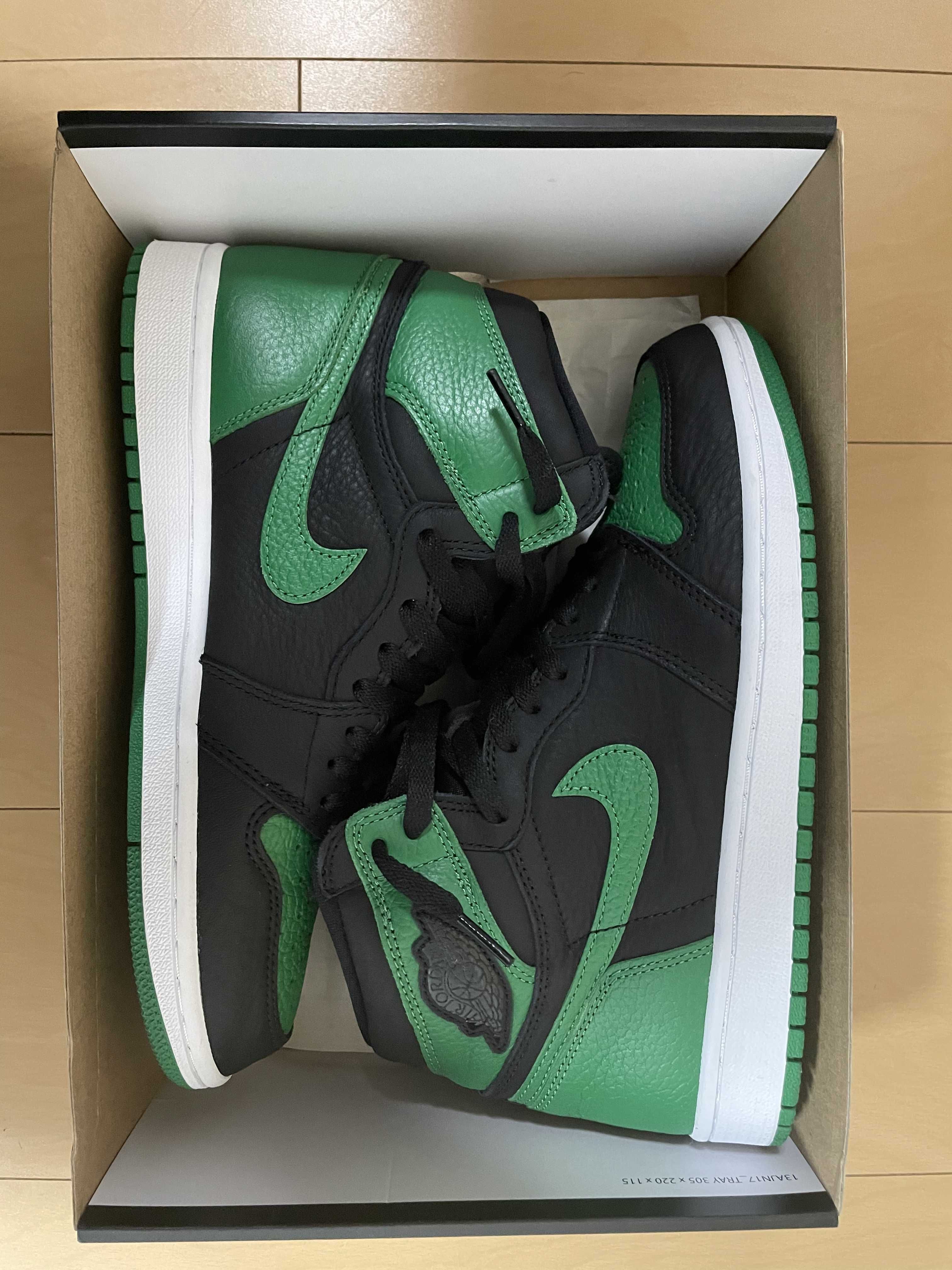 Nike Air Jordan 1 Retro High OG "Black/Pine Green" (2020)      