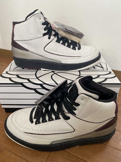 A Ma Maniere × Nike Air Jordan 2 "Airness/Sail and Burgundy"
