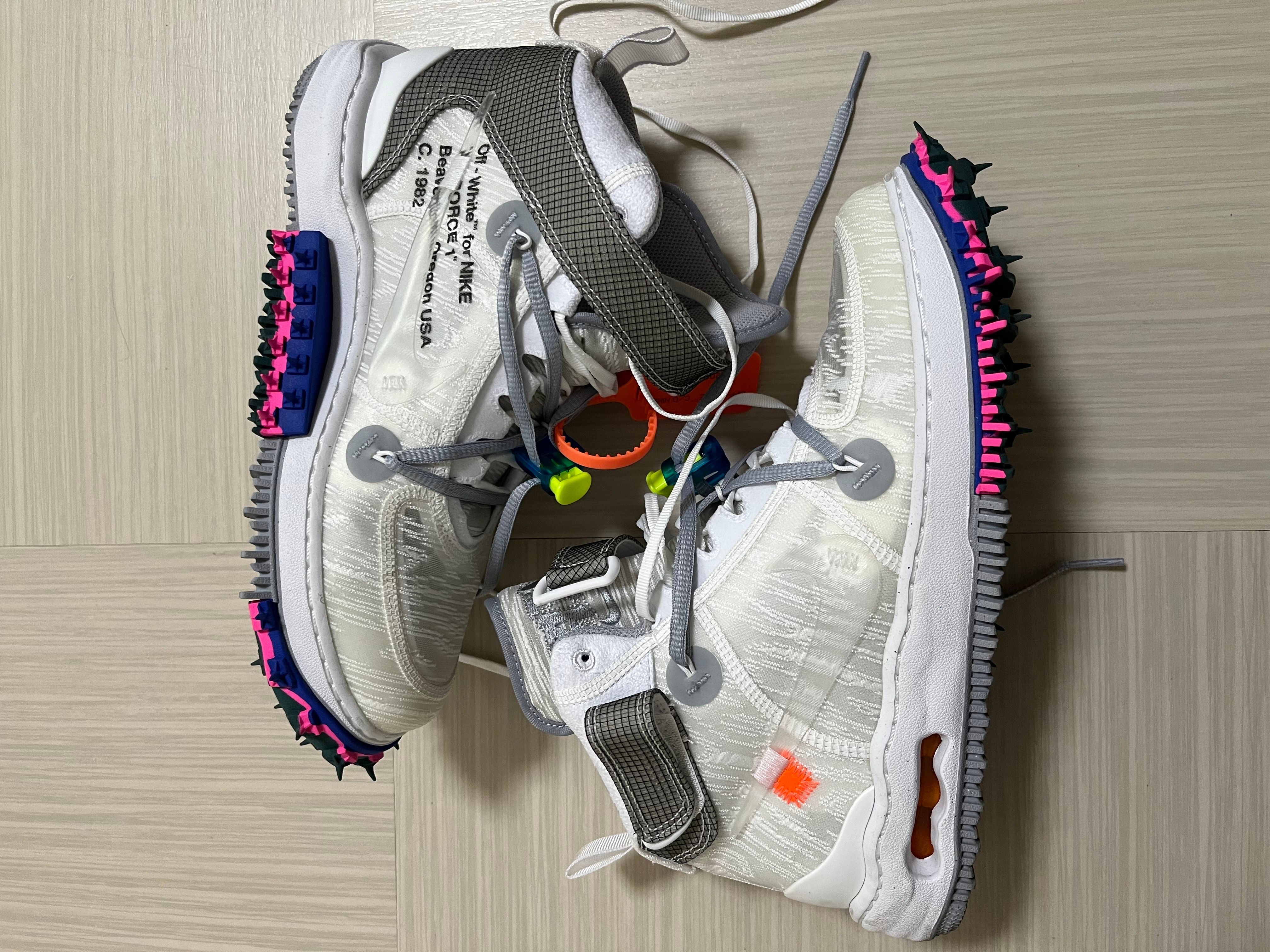 Off-White × Nike Air Force 1 Mid "White"