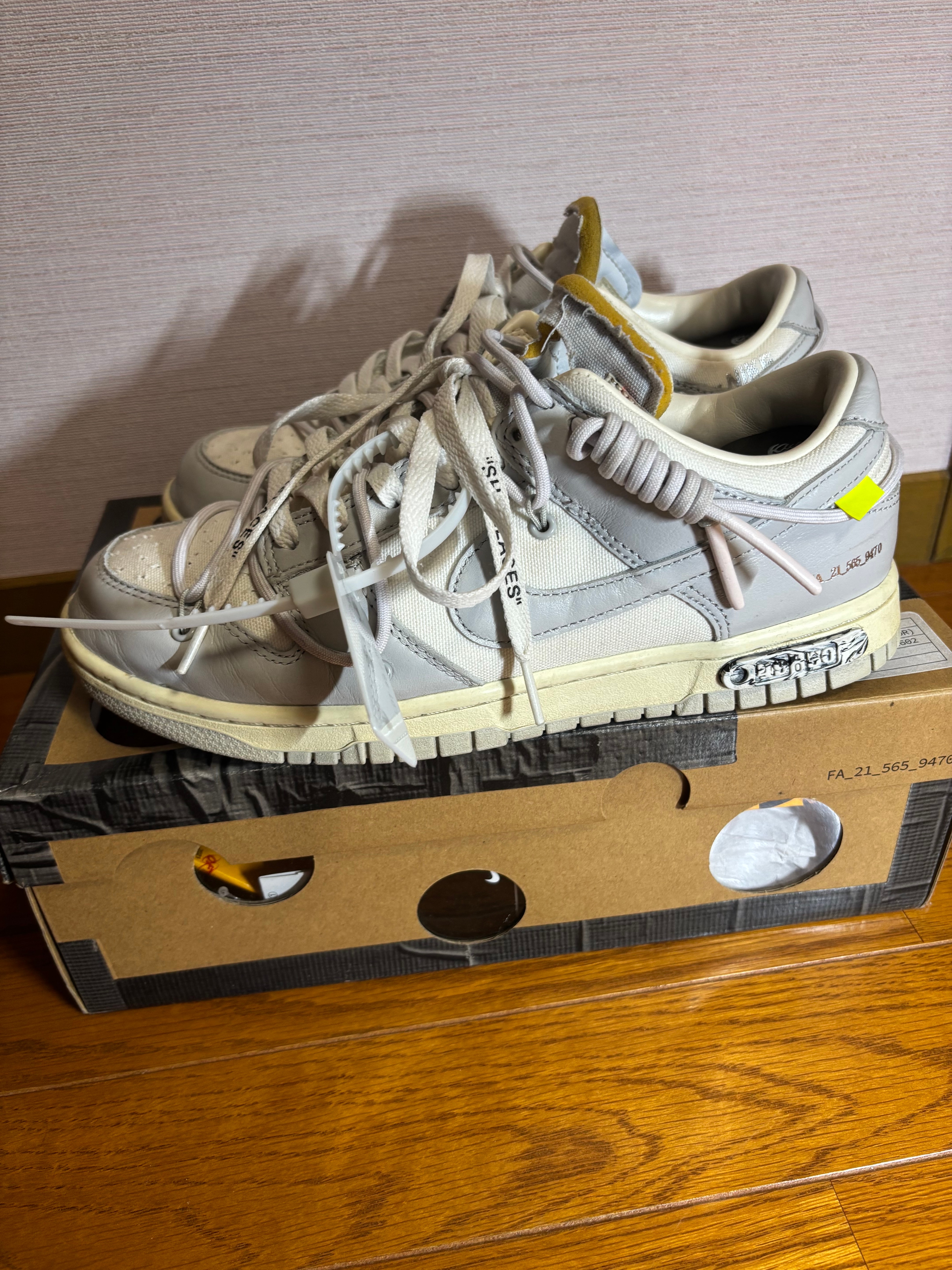 Off-White × Nike Dunk Low 1 of 50 "Lot.49"