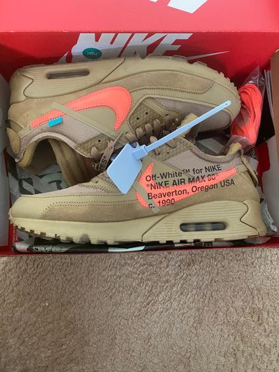 Off-White × Nike Air Max 90 "Desert Ore"