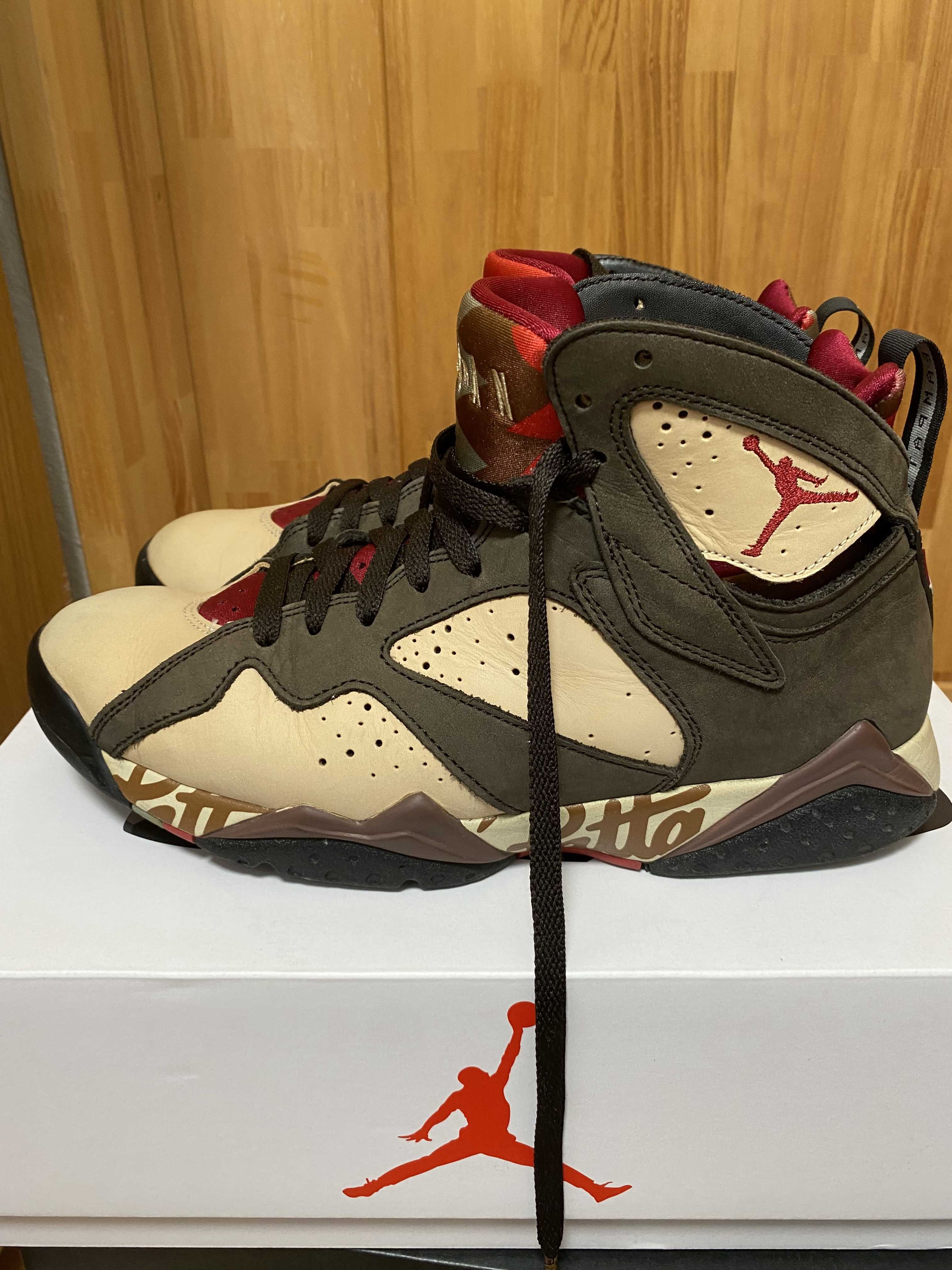 Patta × Nike Air Jordan 7 OG "Brown"