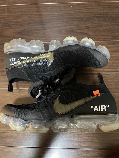 Off-White × Nike Air Vapormax "Black/Total Orange/Clear"