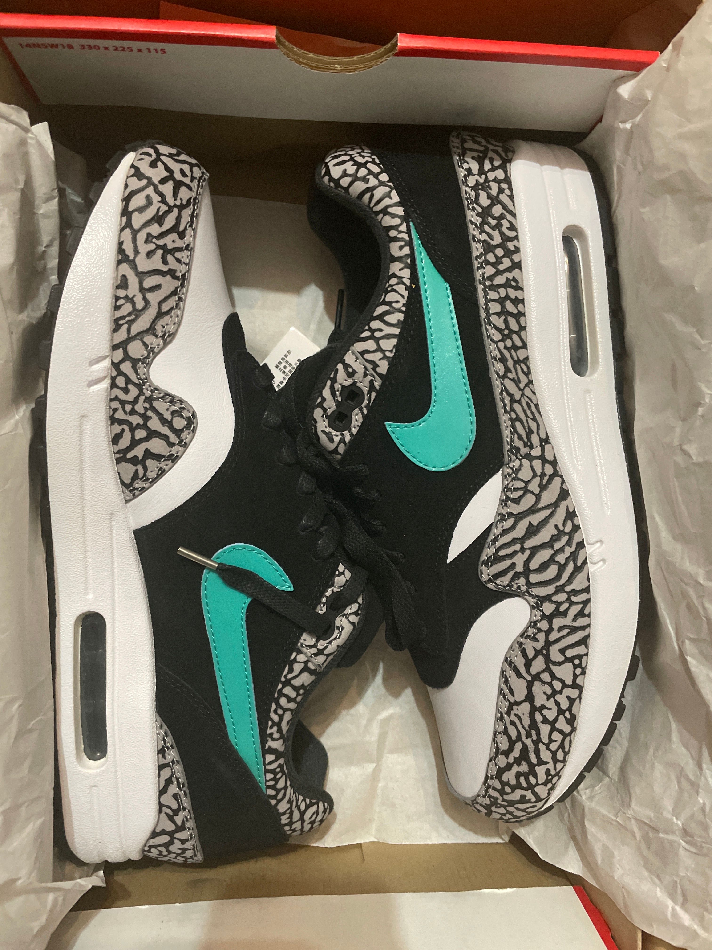 atmos × Nike Air Max 1 Premium Retro "Elephant/Safari" (2017)