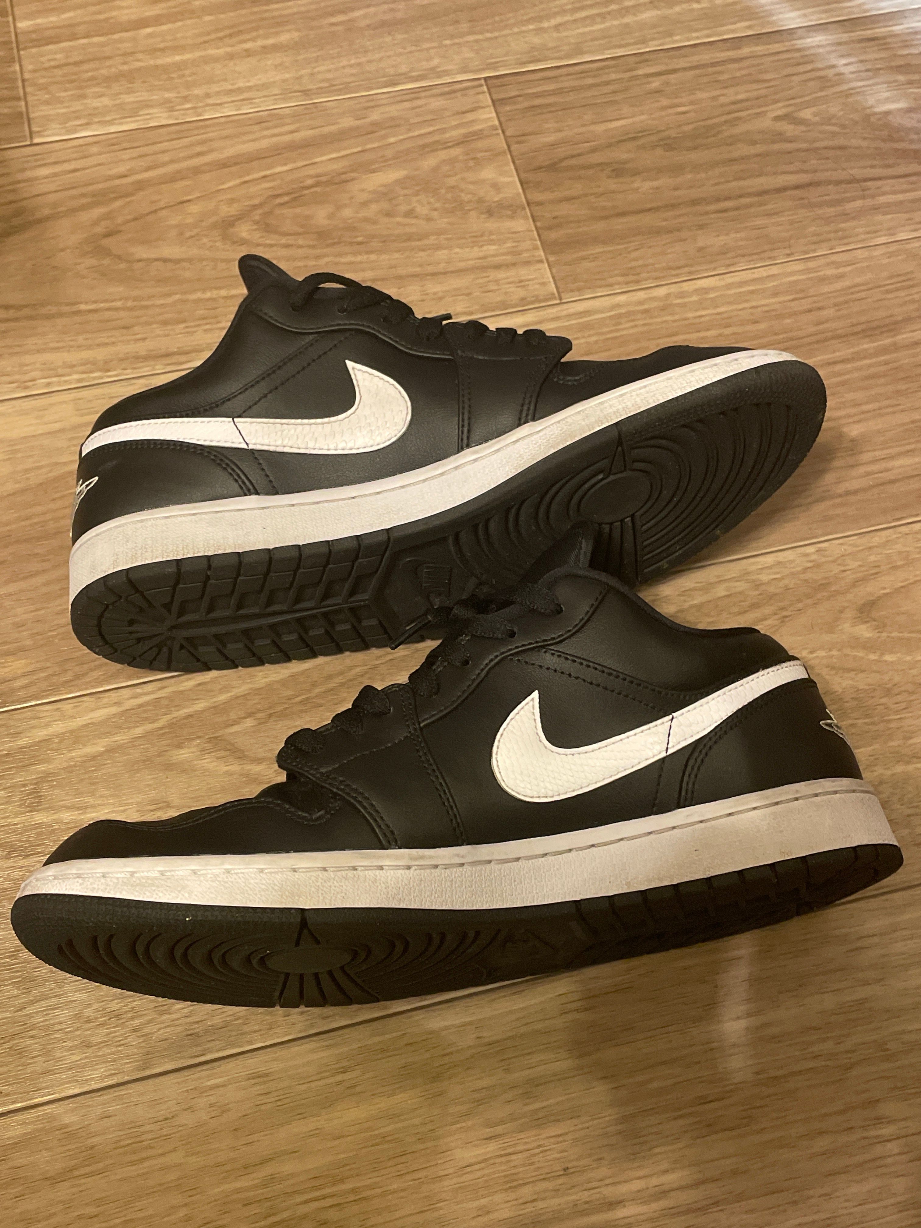 NIKE Women's AIR JORDAN 1 LOW "BLACK"