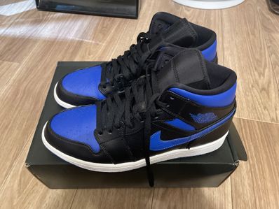 NIKE AIR JORDAN 1 MID "BLACK/BLUE"