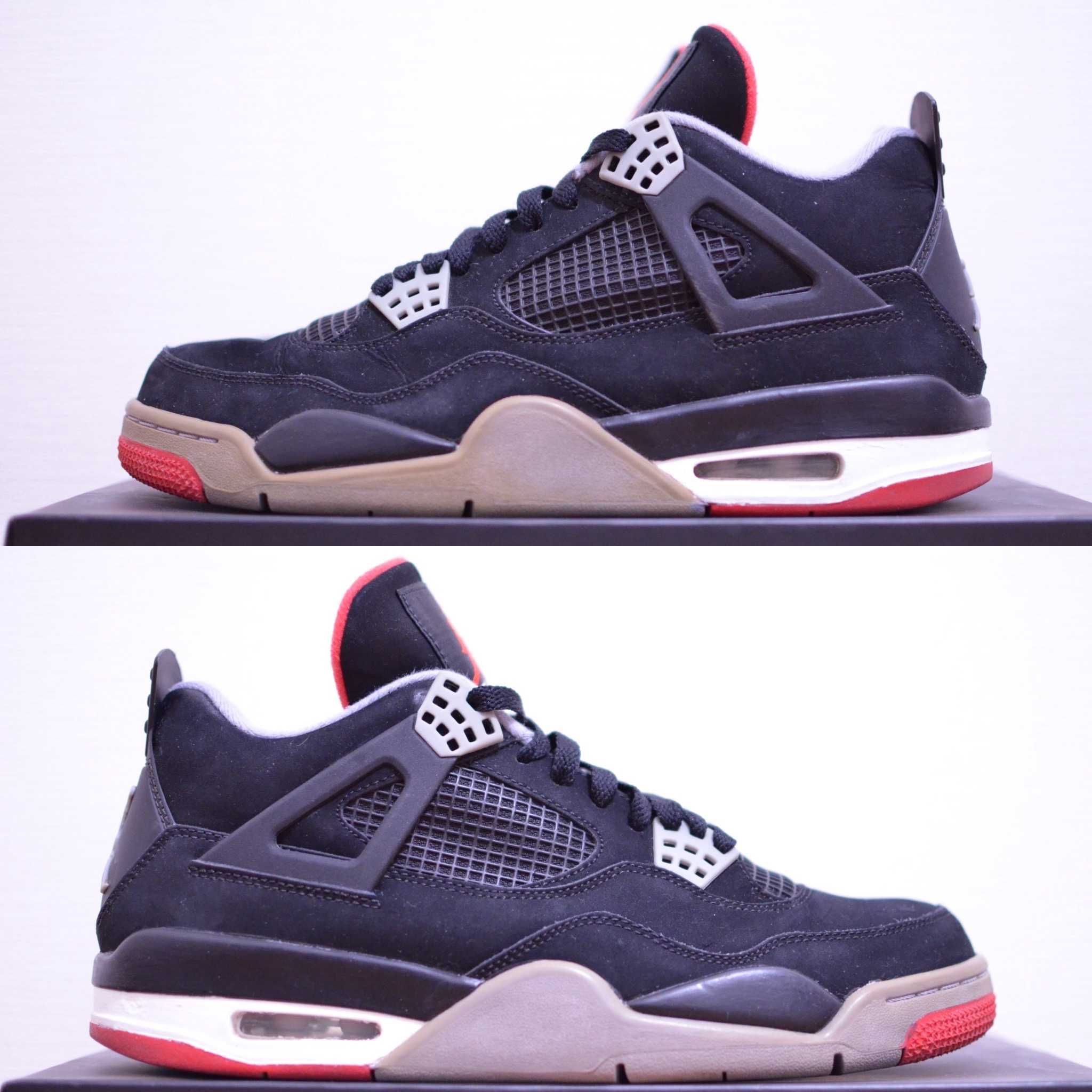 Nike Air Jordan 4 Retro "Black/Cement Grey/Fire Red" (2012)