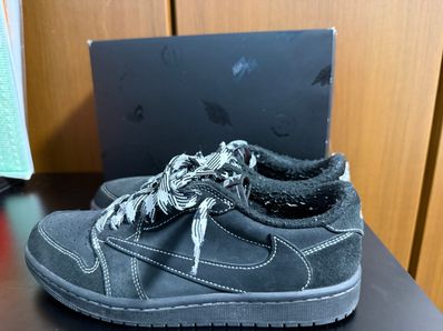 Travis Scott × Nike Air Jordan 1 Low OG SP "Black Phantom"