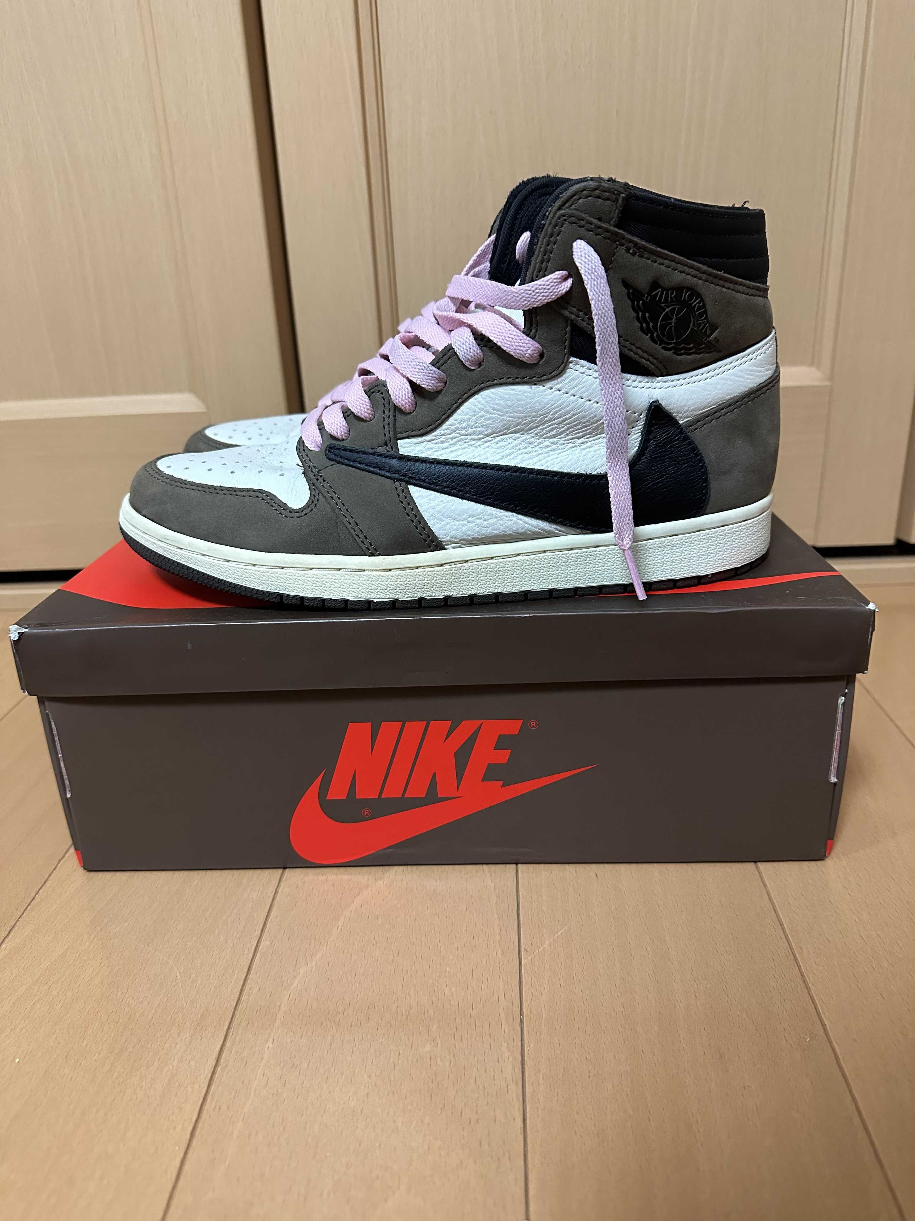 Travis Scott × Nike Air Jordan 1 Retro High OG TS SP "Sail/Dark Mocha"