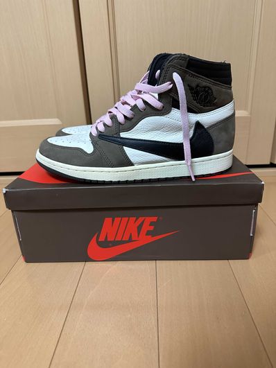 Travis Scott × Nike Air Jordan 1 Retro High OG TS SP "Sail/Dark Mocha"