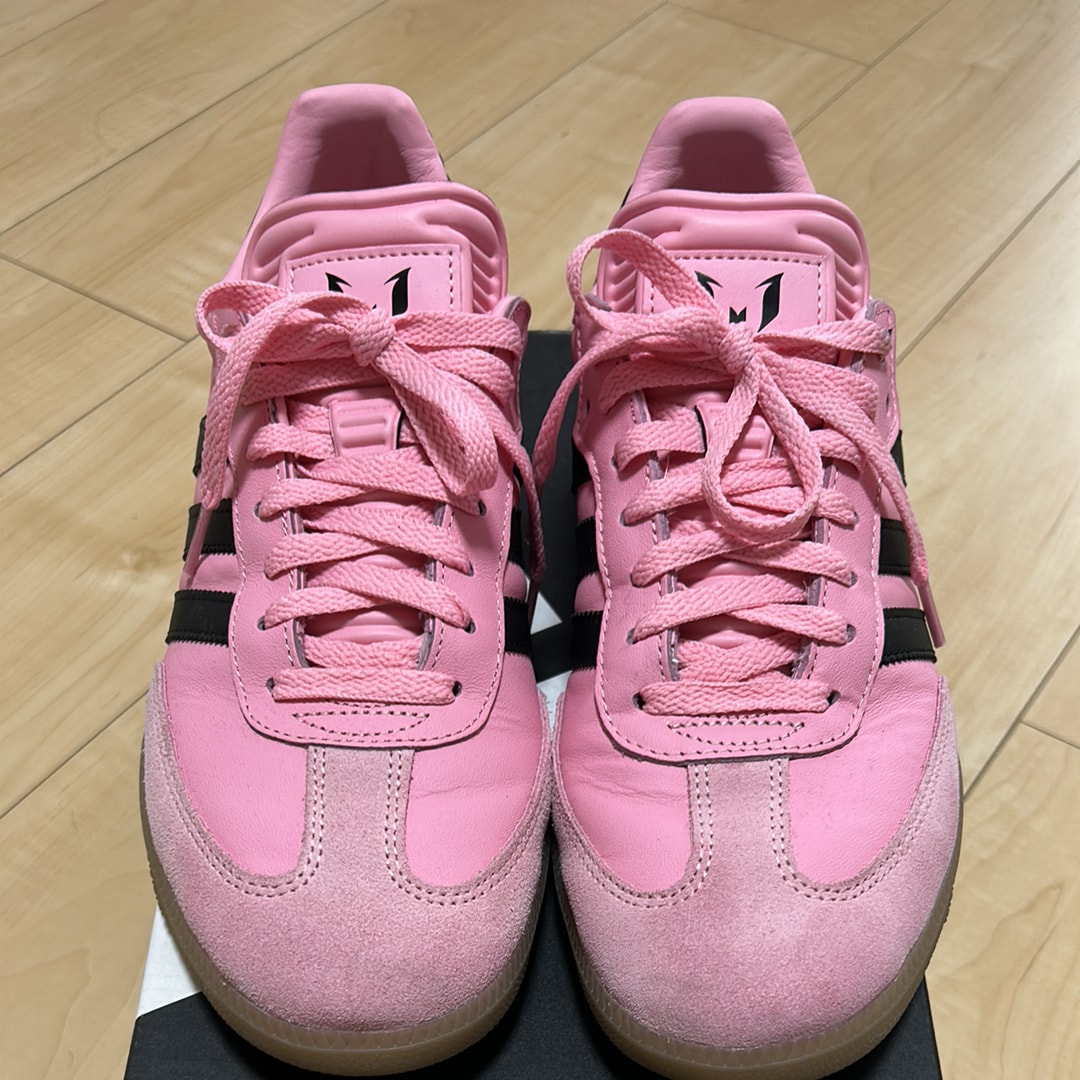 Inter Miami CF × adidas Samba Messi "Light Pink/Core Black/Gum"