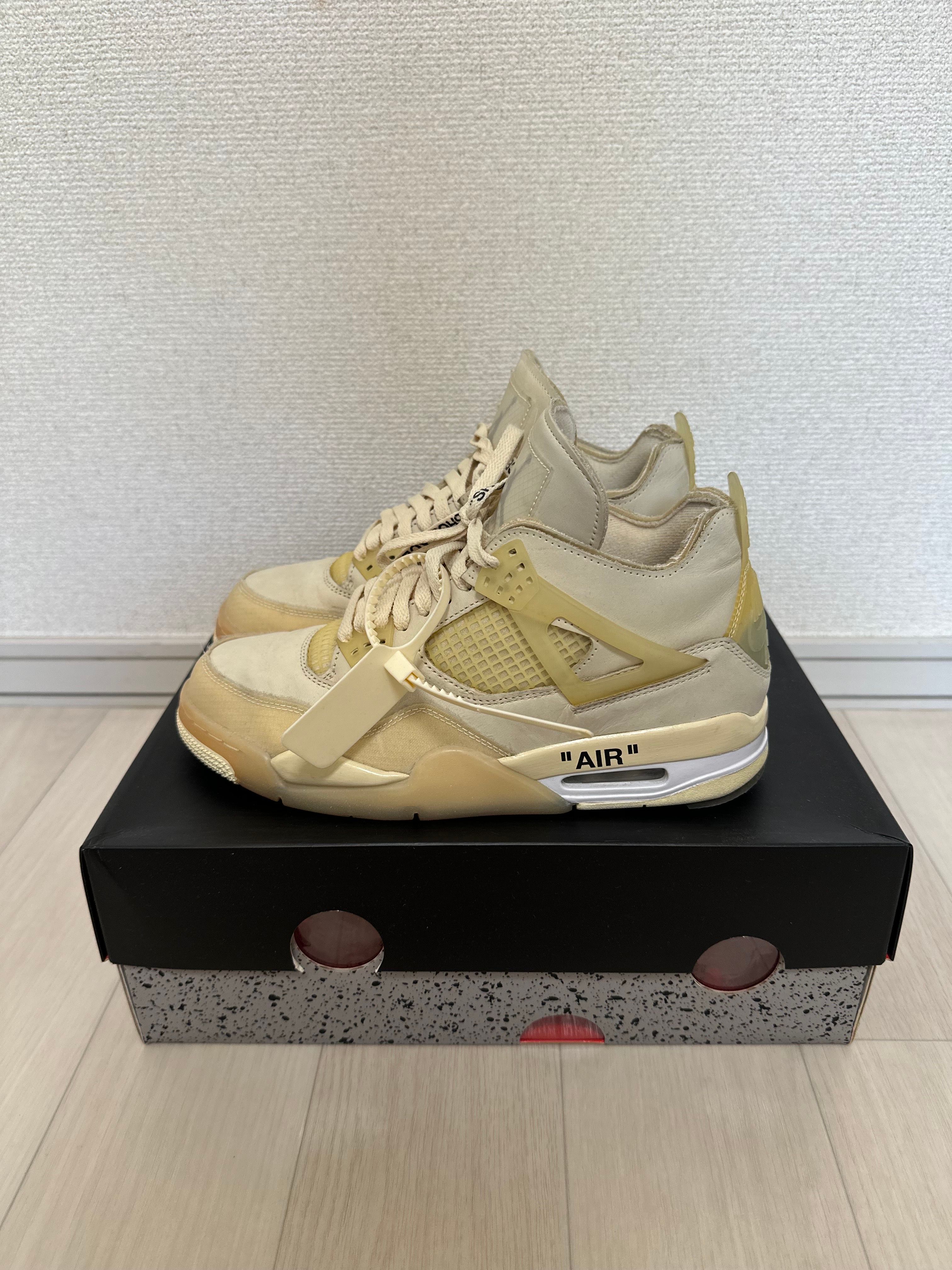 Off-White × Nike Women's Air Jordan 4 SP "Sail"
