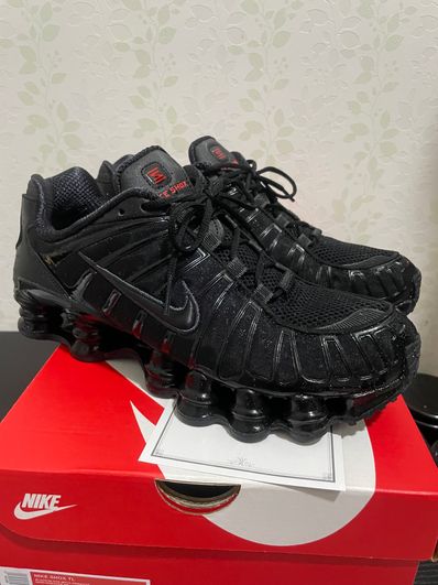 Nike Shox TL "Black/Metallic Hematite/Max Orange/Black"