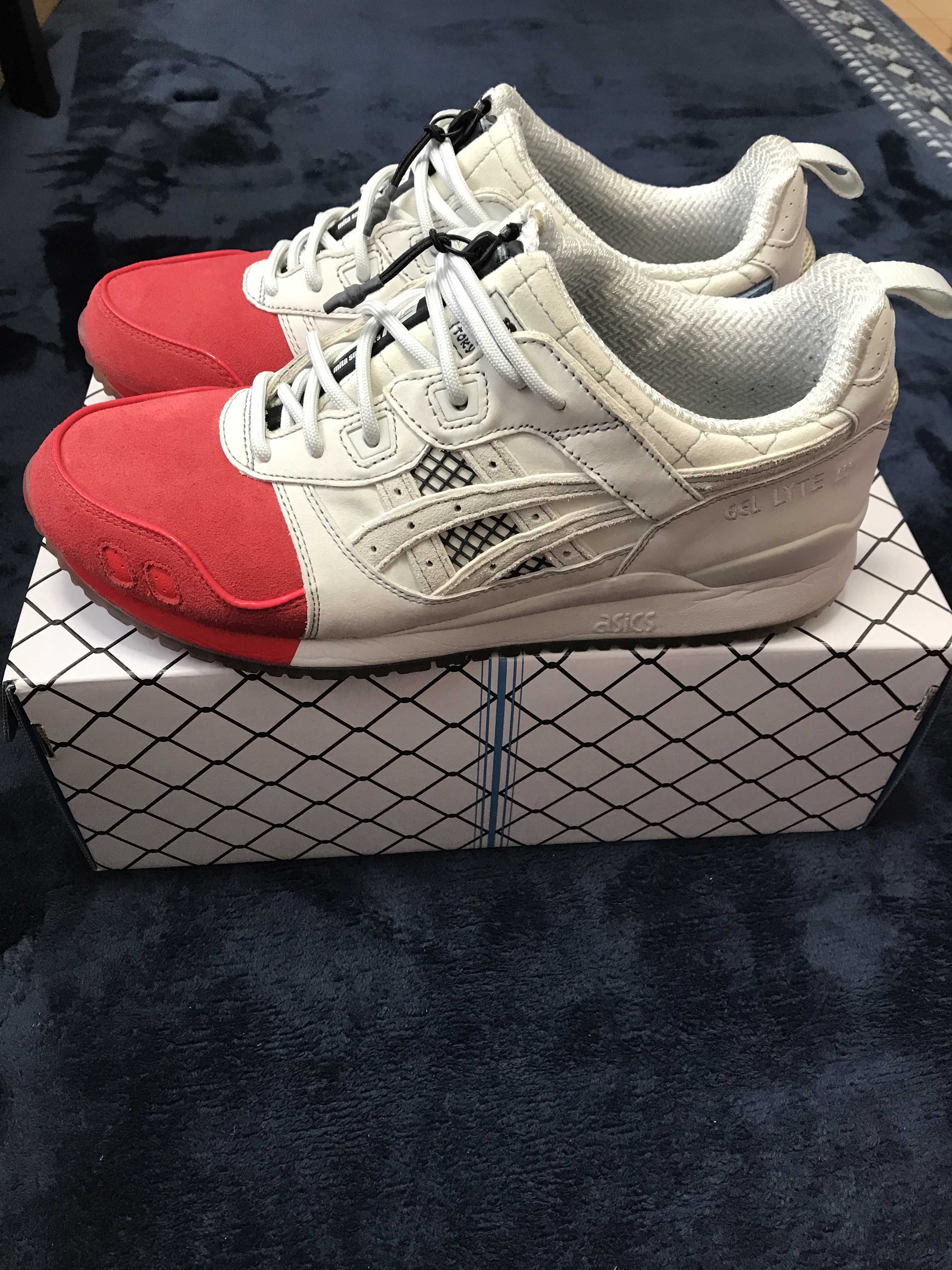 mita sneakers × Asics Gel-Lyte III 30th Anniversary "White/Red-Blue"