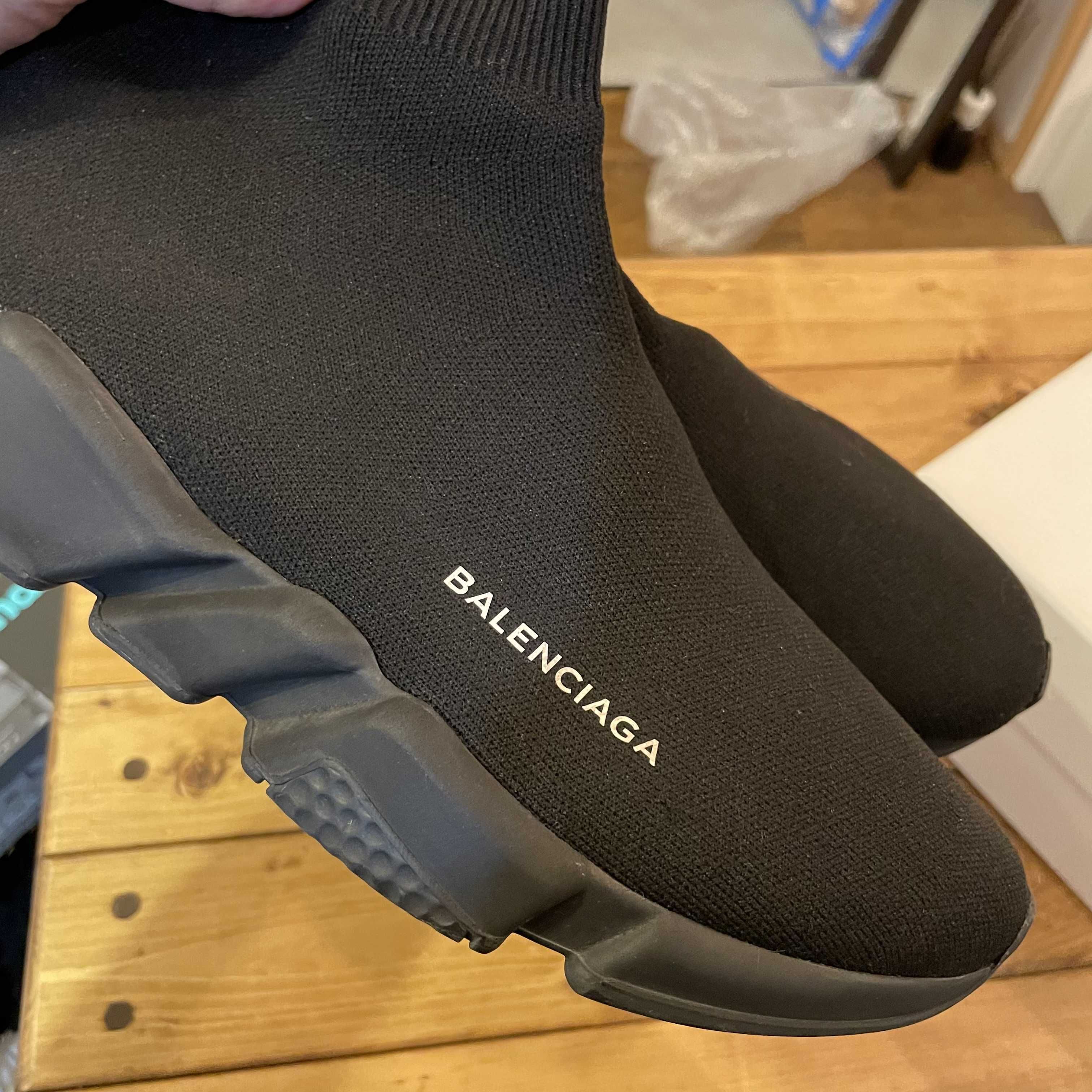 バレンシアガ スピード リサイクル "ブラック/ブラック"