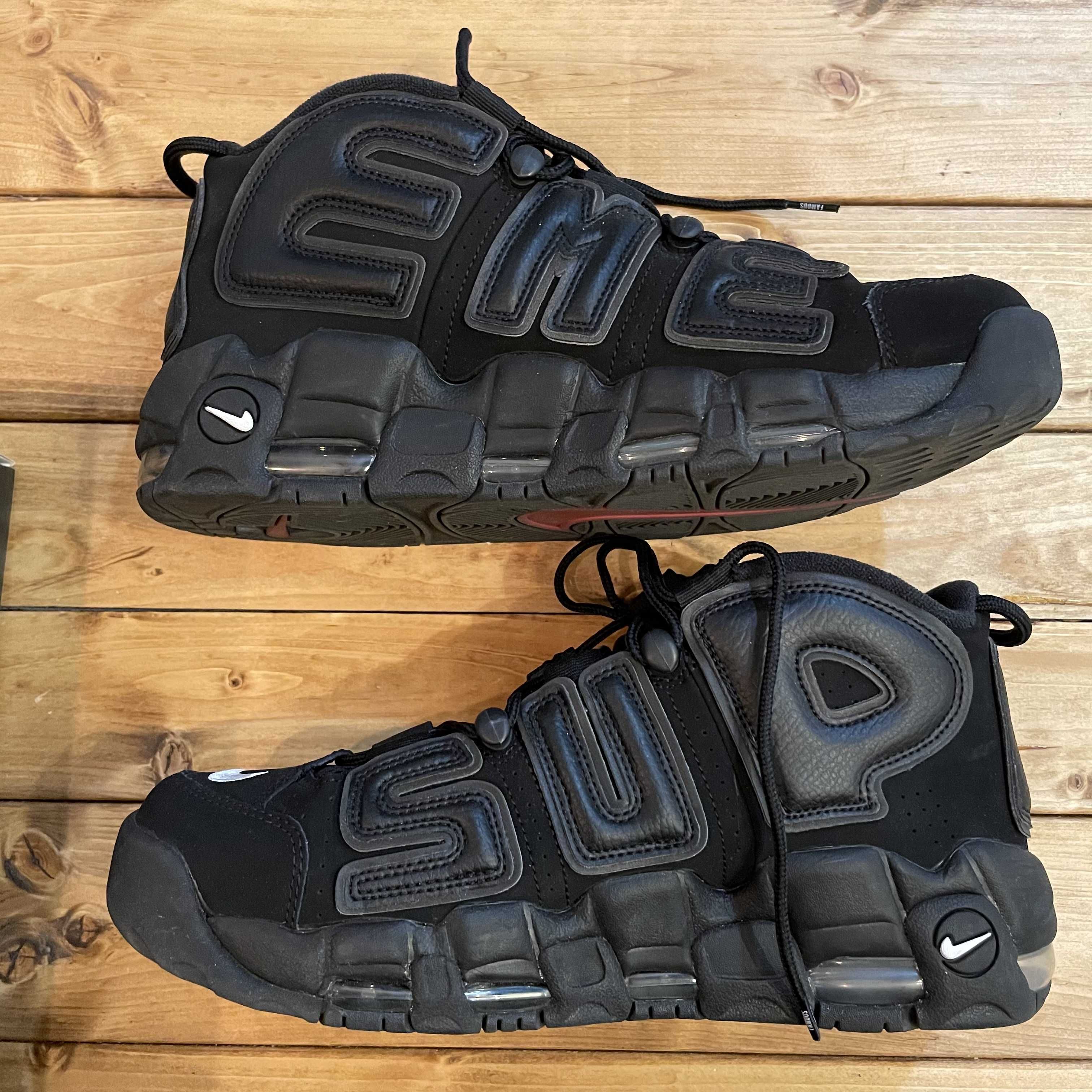 Supreme × Nike Air More Uptempo "Black"