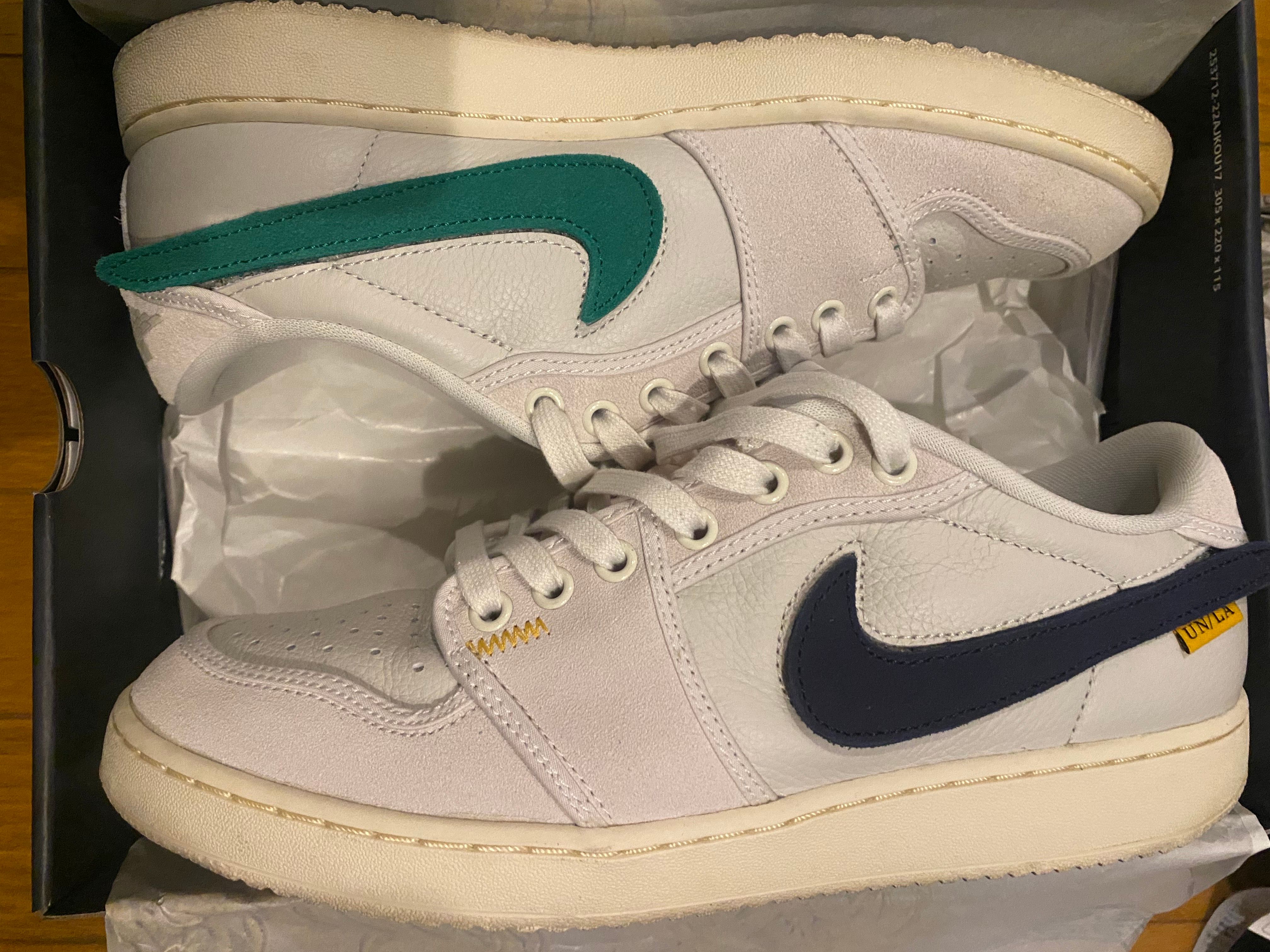 UNION × Nike Air Jordan 1 Low KO "Sail Leather"