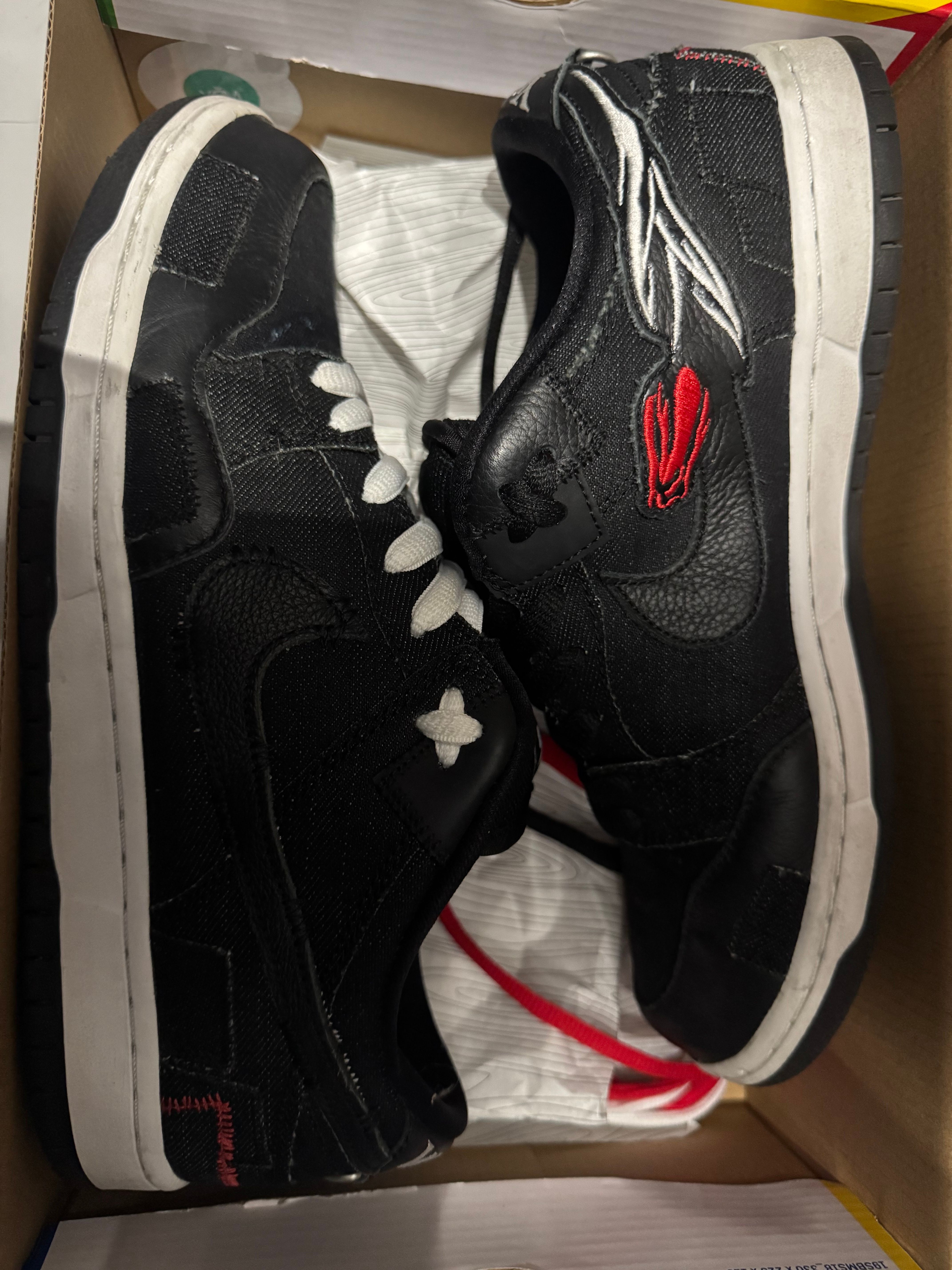 Wasted Youth × Nike SB Dunk Low "Black Denim" / VERDY