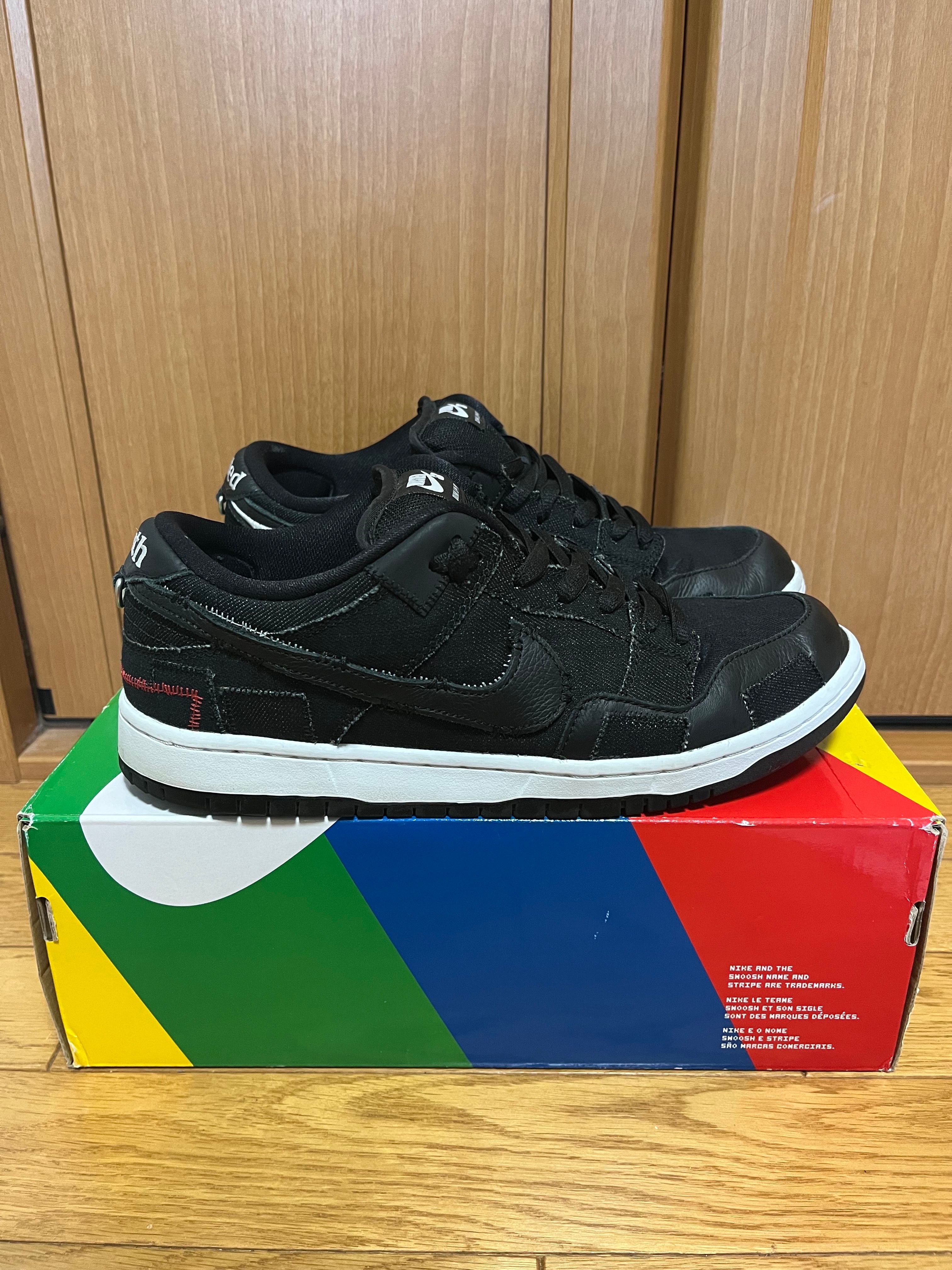 Wasted Youth × Nike SB Dunk Low "Black Denim" / VERDY