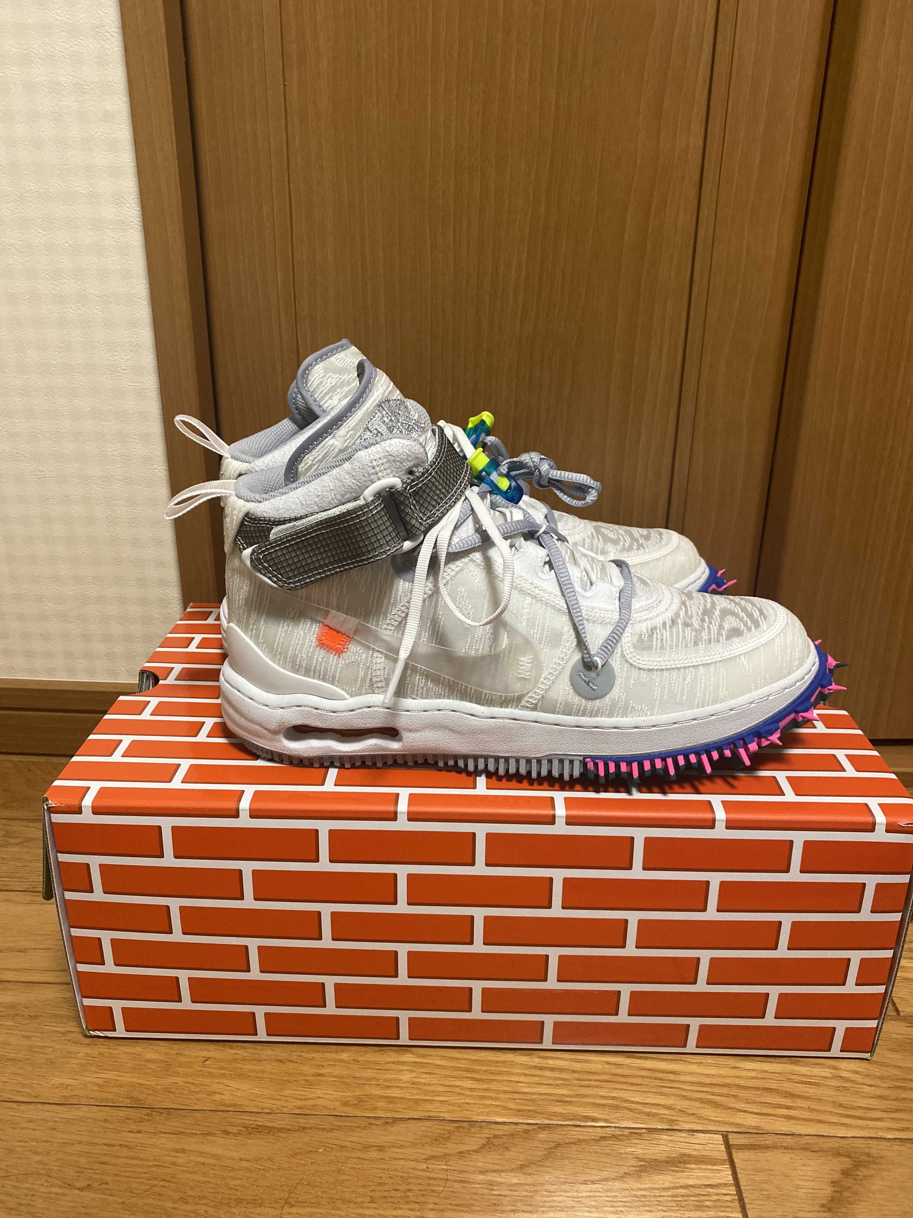 Off-White × Nike Air Force 1 Mid "White"