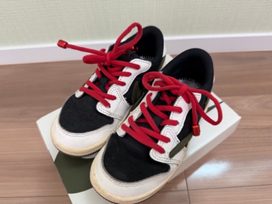 Travis Scott × Nike TD Jordan 1 Low OG "Medium Olive"