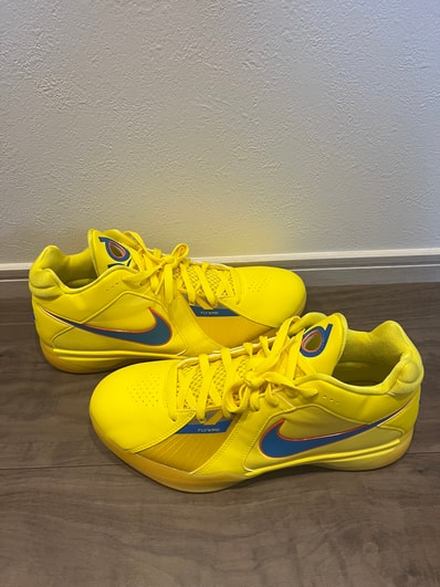 Nike Zoom KD 3 Retro Christmas 2023 "Vibrant Yellow/Photo Blue/Team Orange"