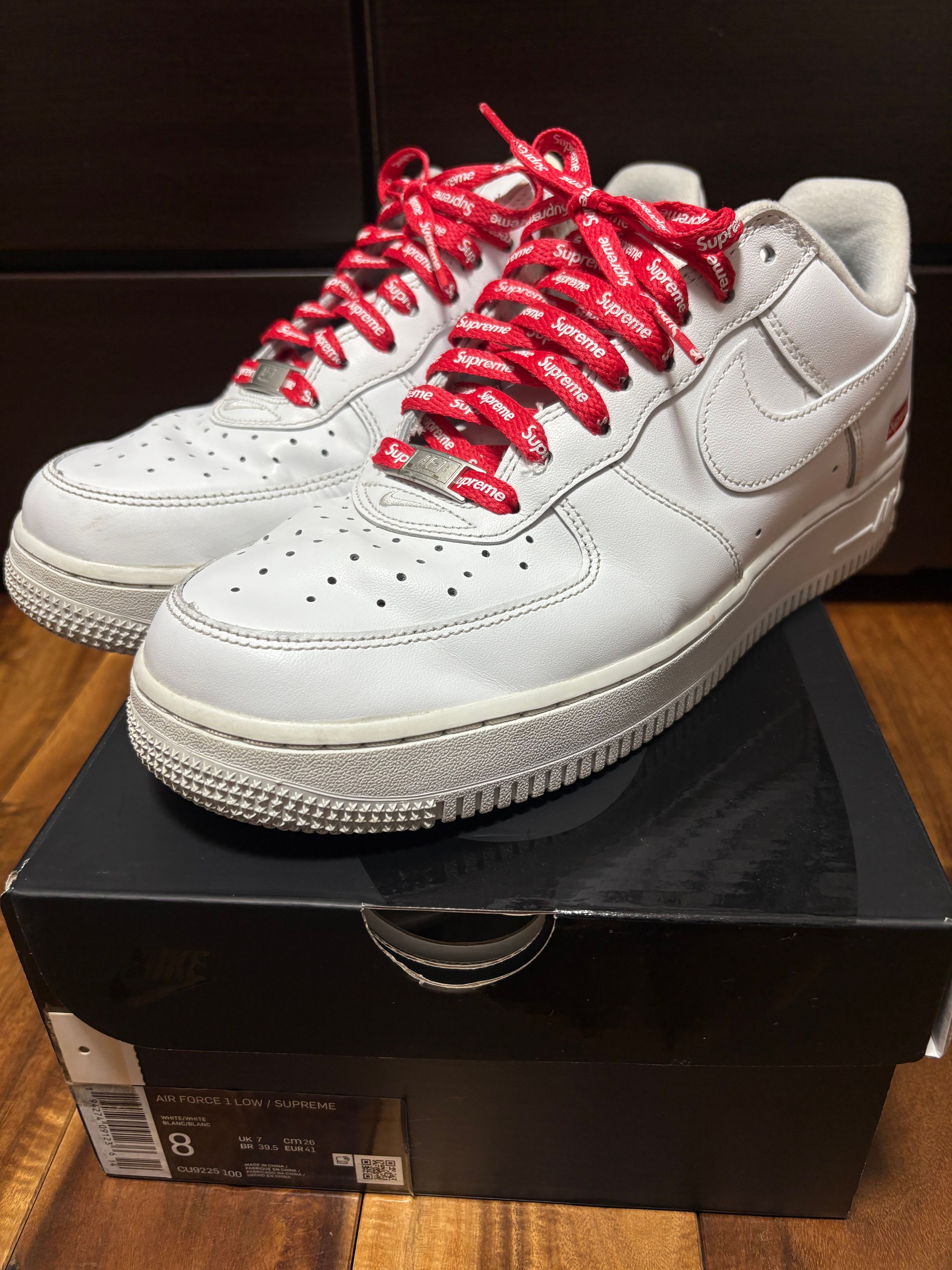 Supreme × Nike Air Force 1 Low "White"