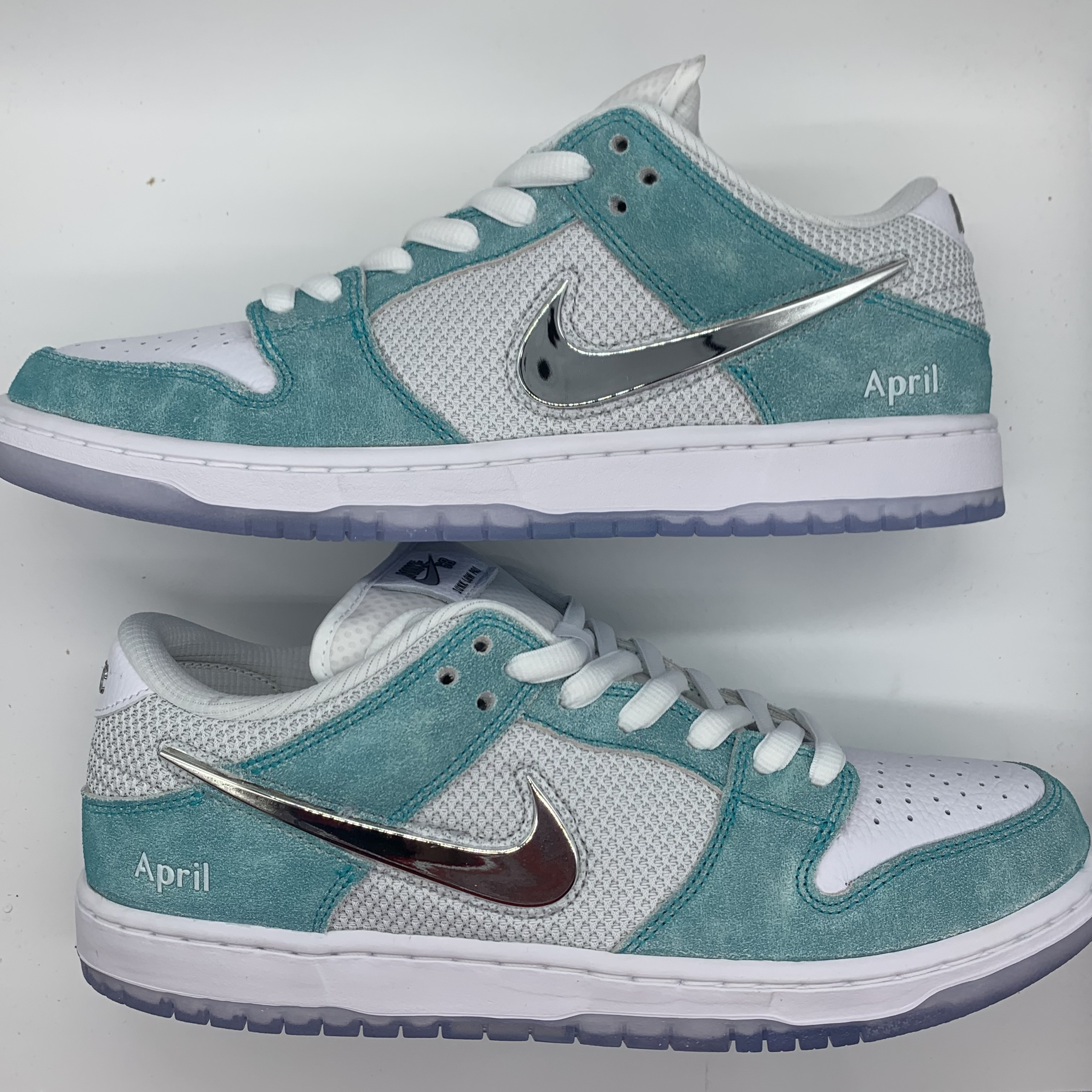 APRIL SKATEBOARDS × Nike SB Dunk Low Pro QS "White and Multi-Color"