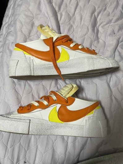 SACAI × NIKE BLAZER LOW "MAGMA ORANGE"