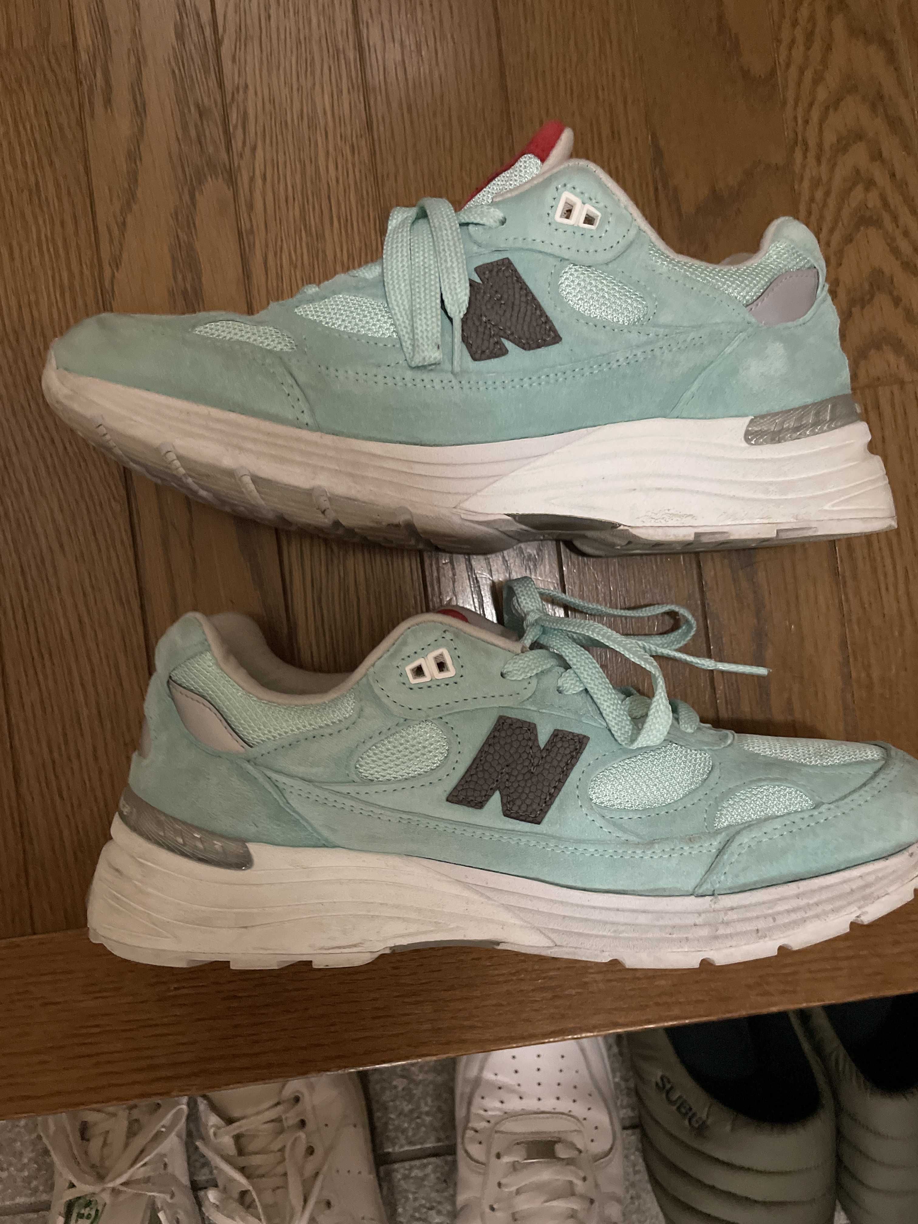 KITH × New Balance 992 Kithmas "Teal/Gray"