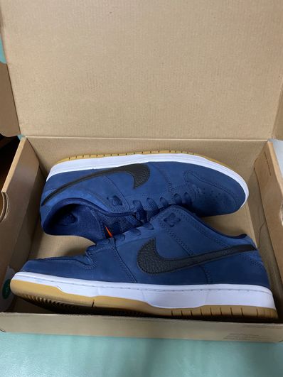Nike SB Dunk Low Orange Label "Obsidian/Black-Light Gum Brown"